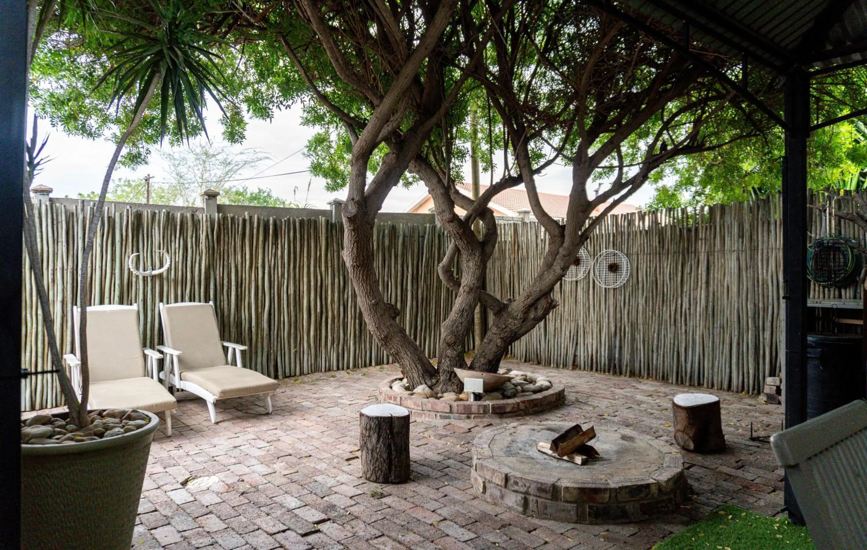 Garden in Earthbound Guest House