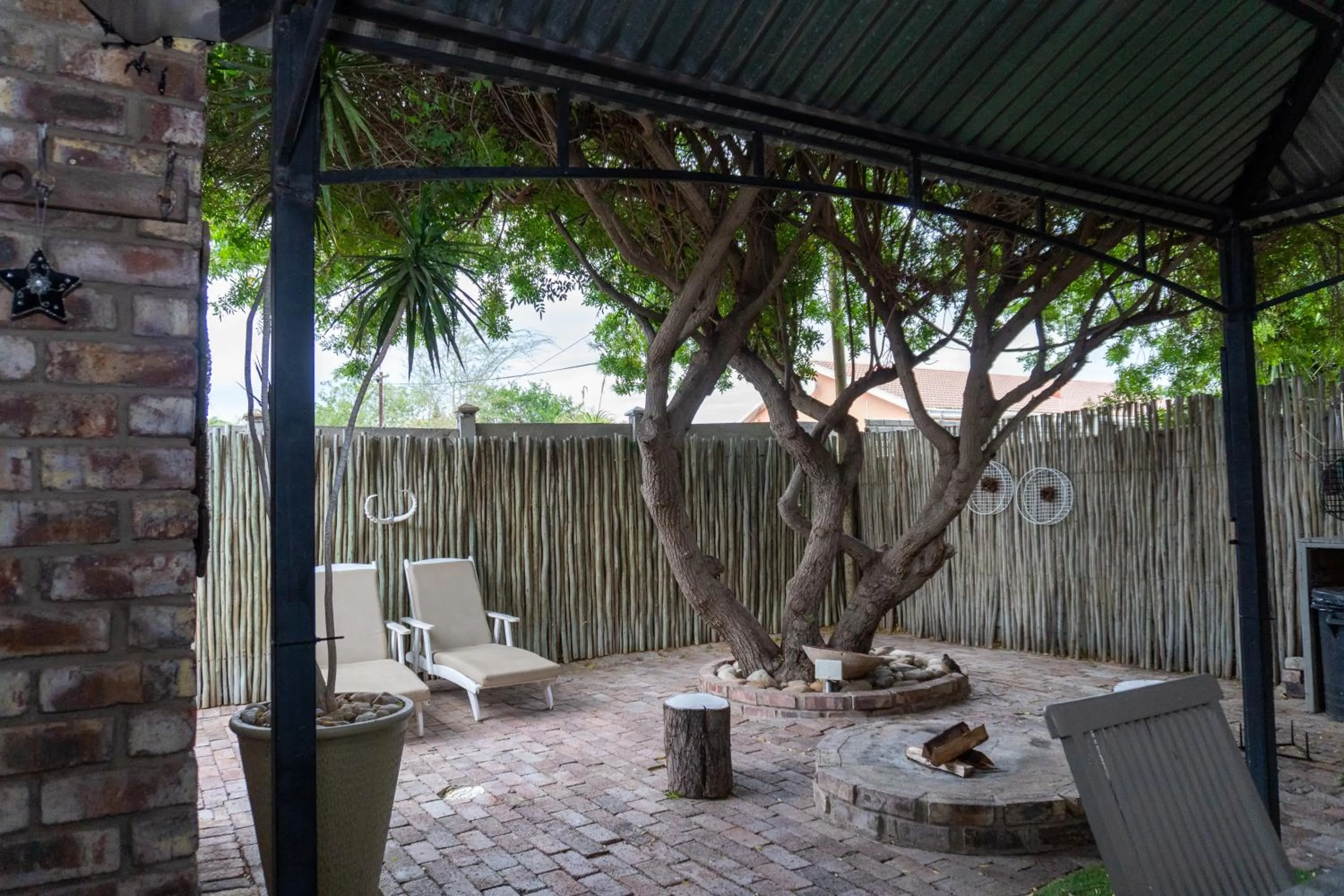 Patio in Earthbound Guest House