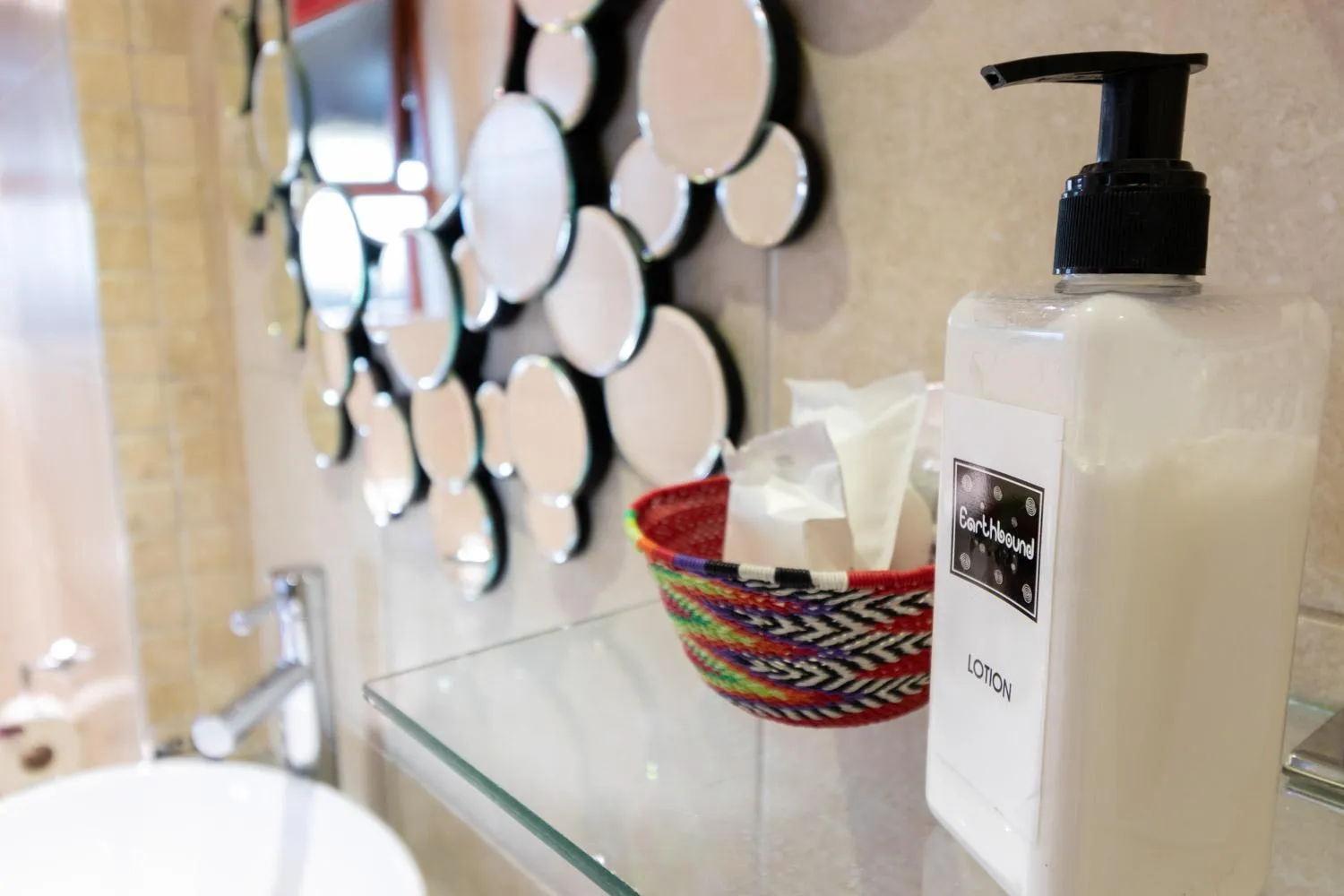 Bathroom in Earthbound Guest House