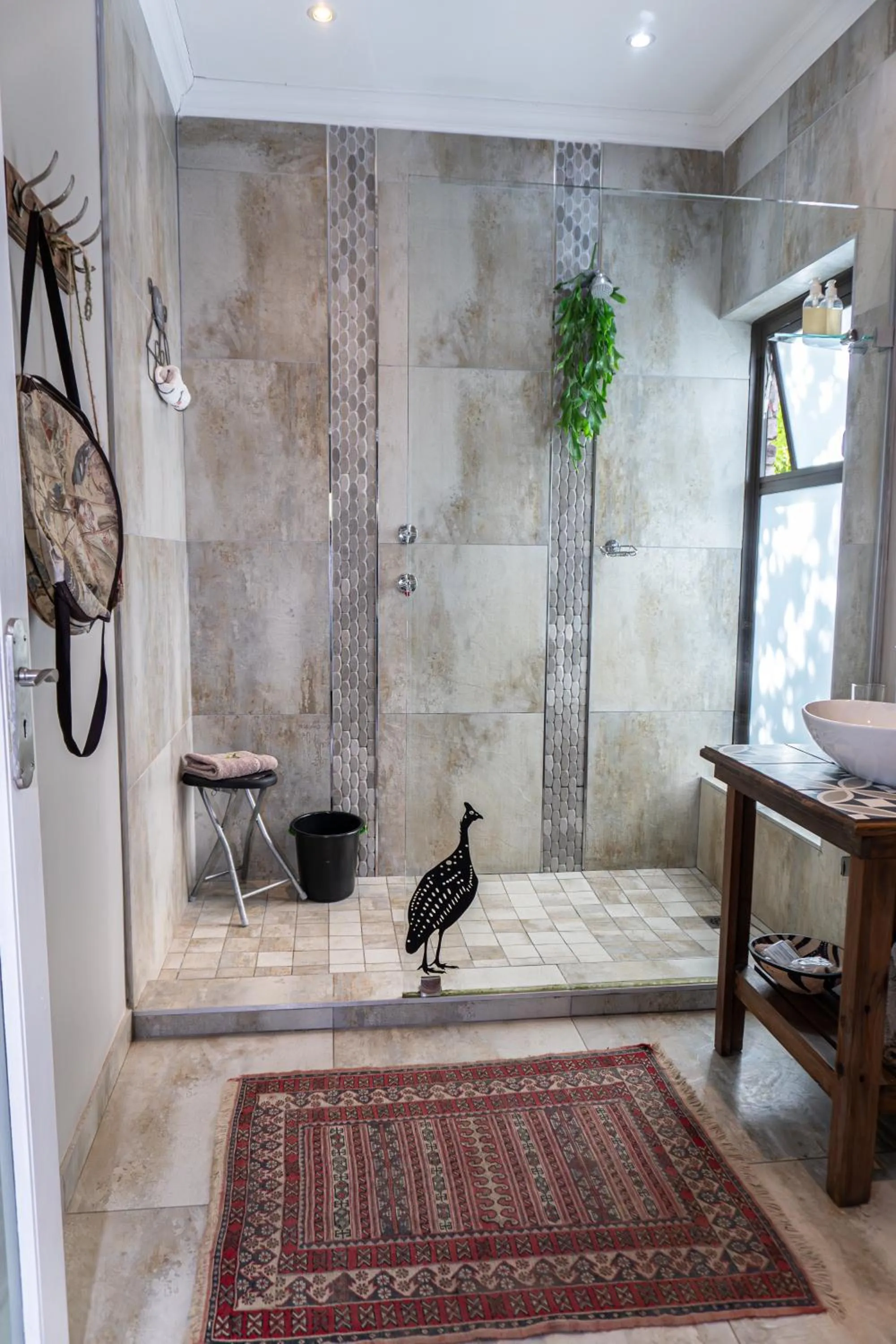 Shower in Earthbound Guest House