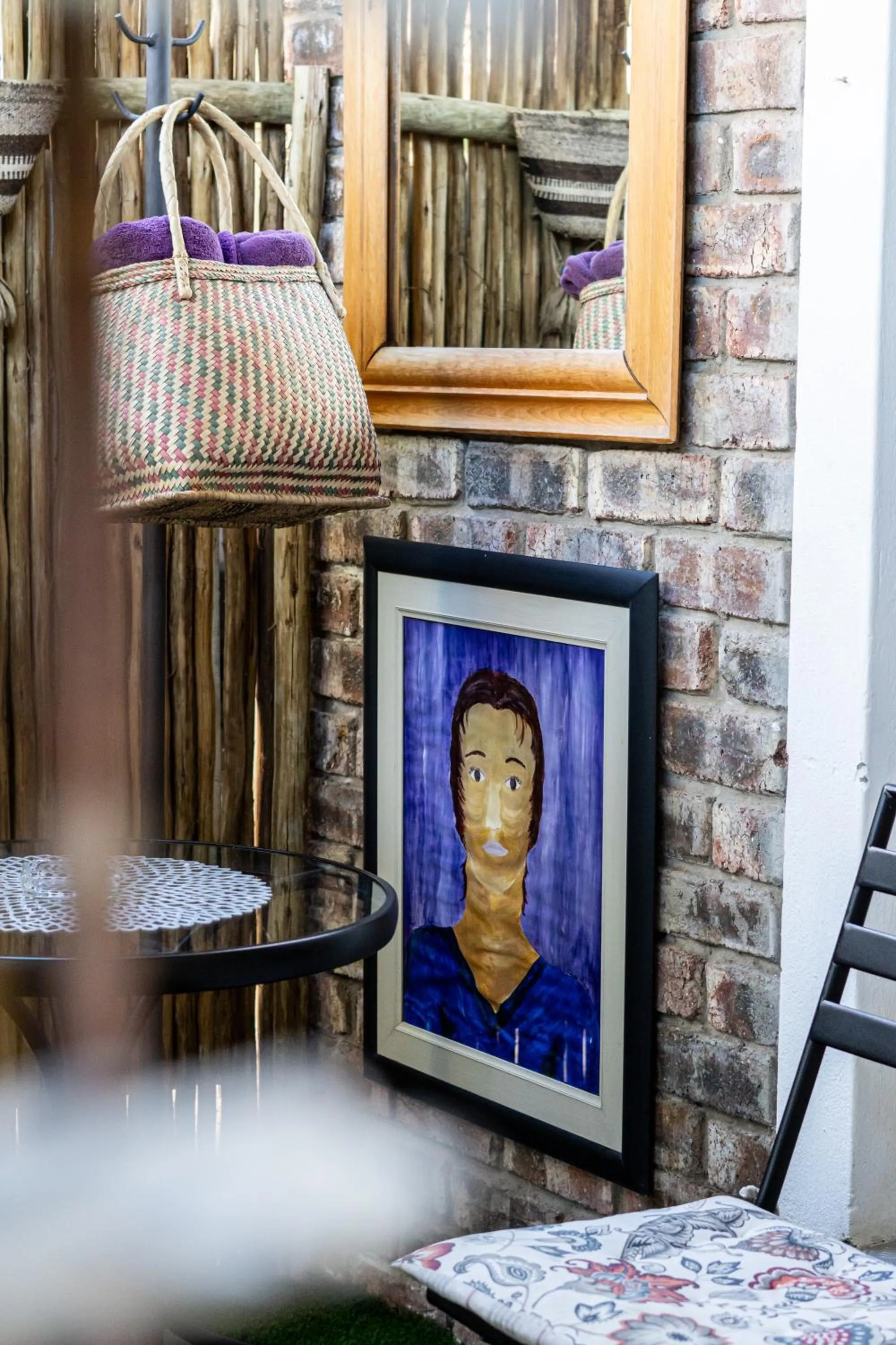 Decorative detail in Earthbound Guest House