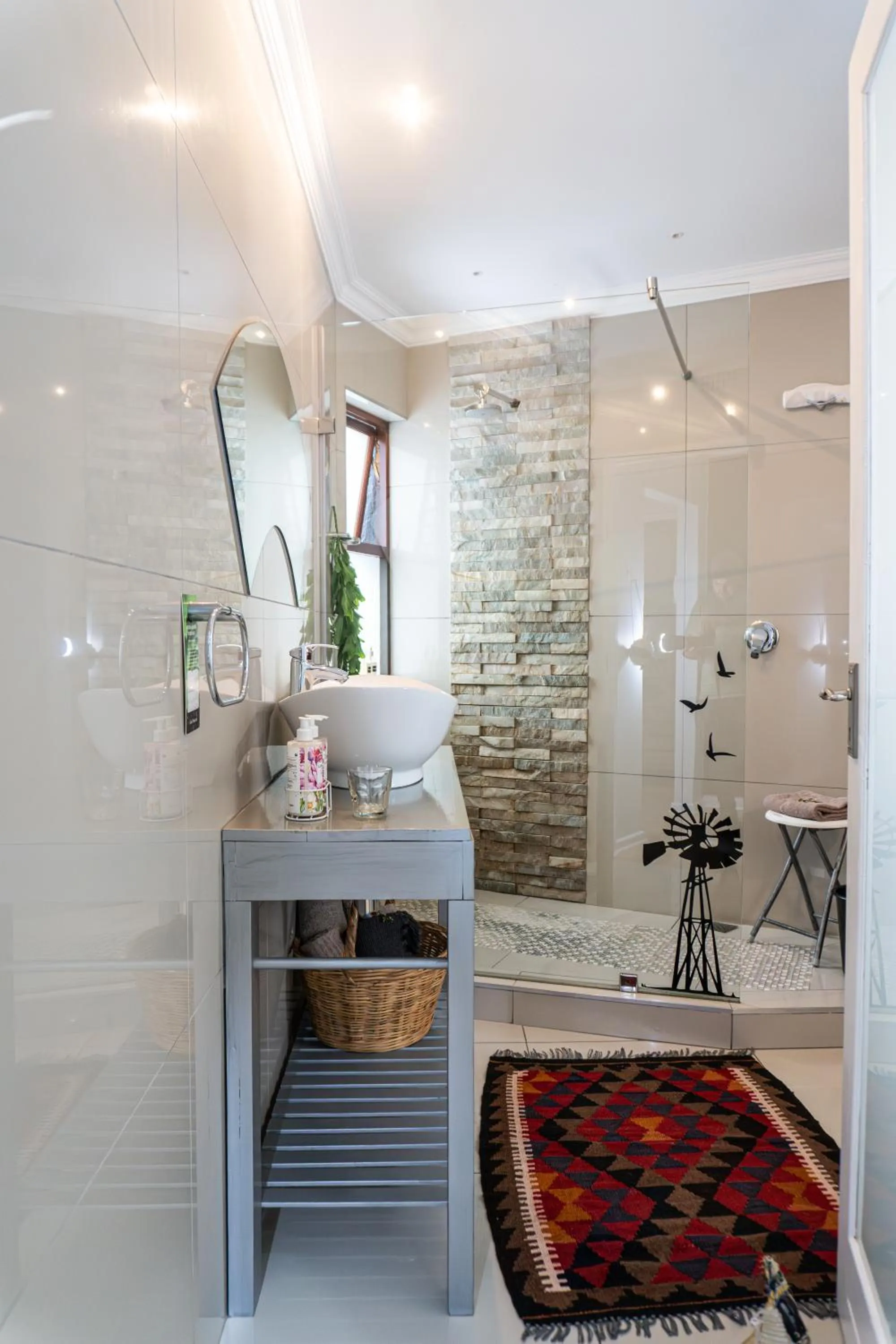 Shower in Earthbound Guest House