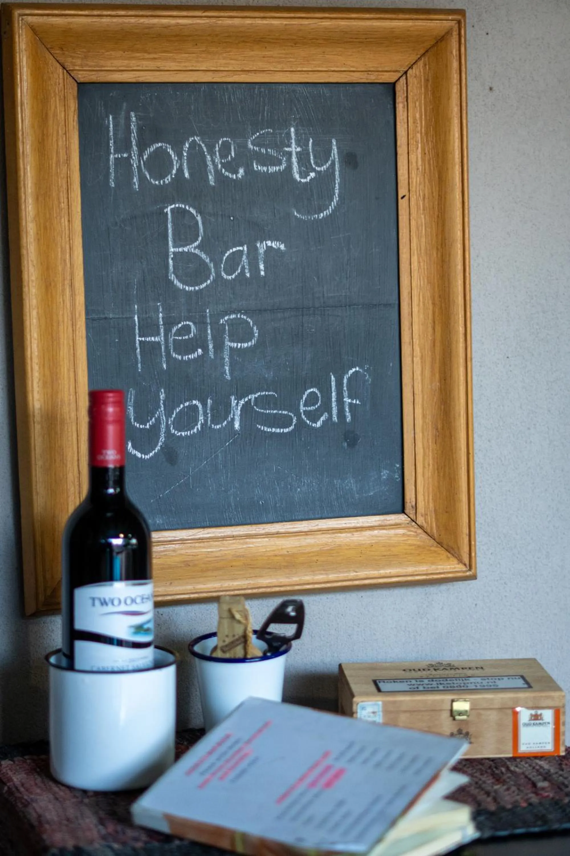 minibar in Earthbound Guest House