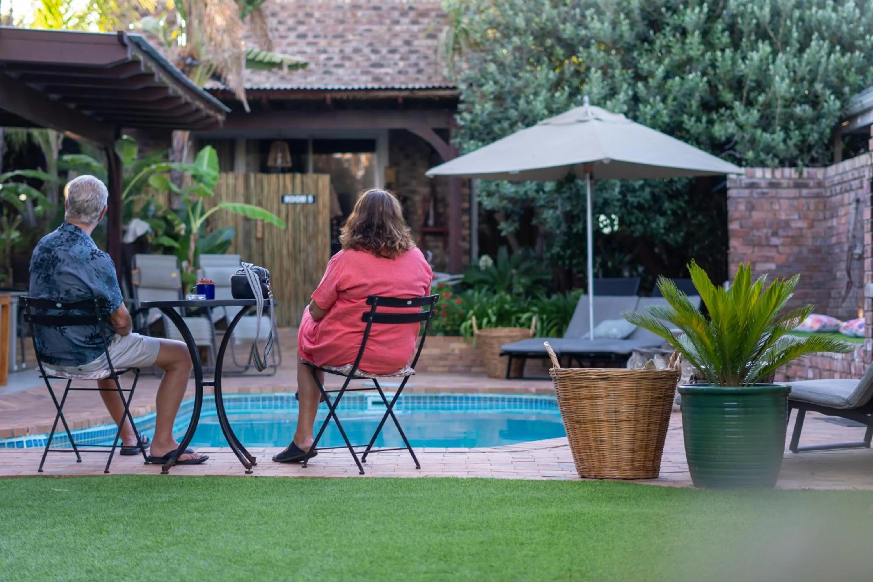 Garden in Earthbound Guest House