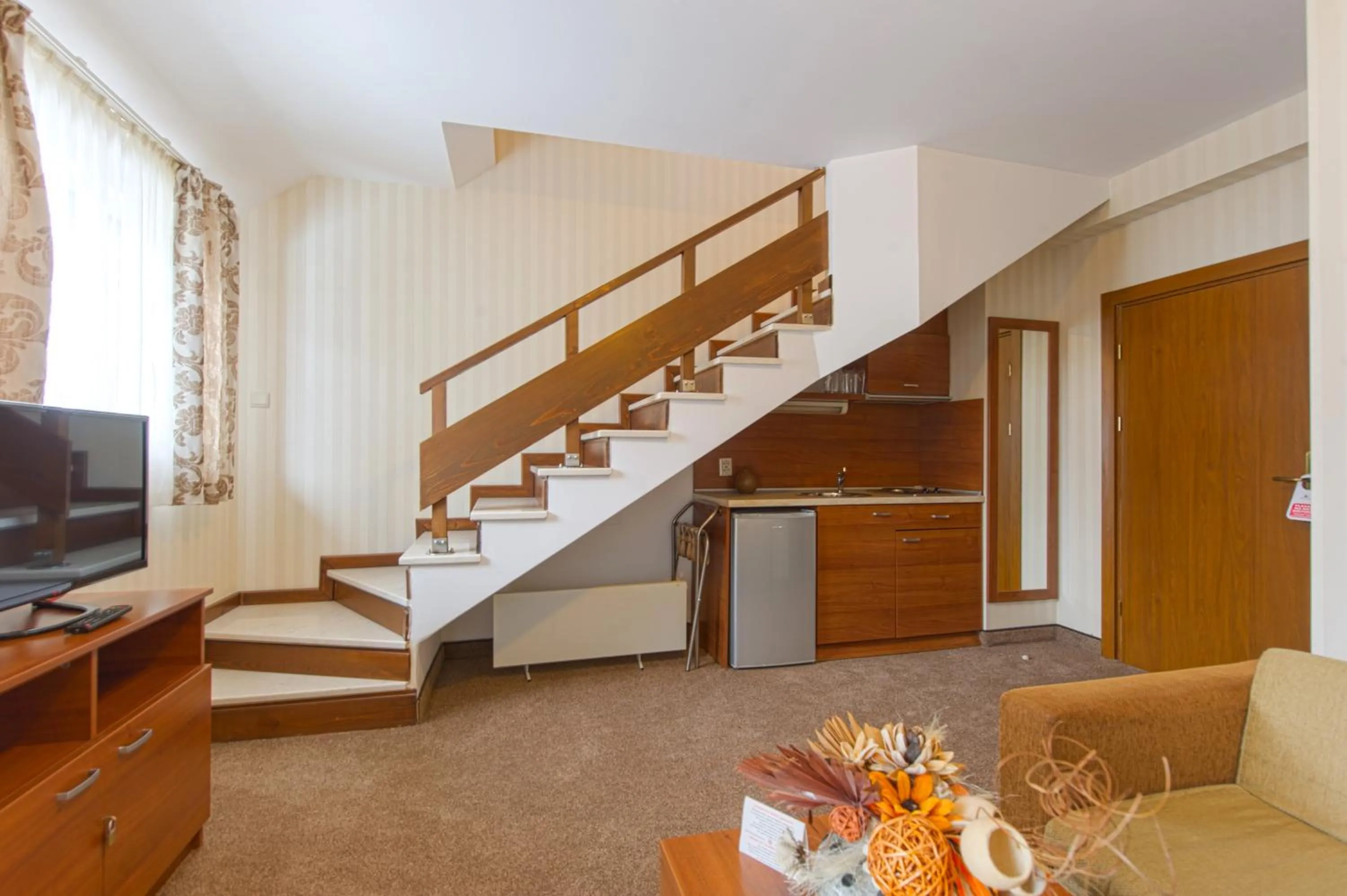 Kitchen or kitchenette in Vihren Royal Palace