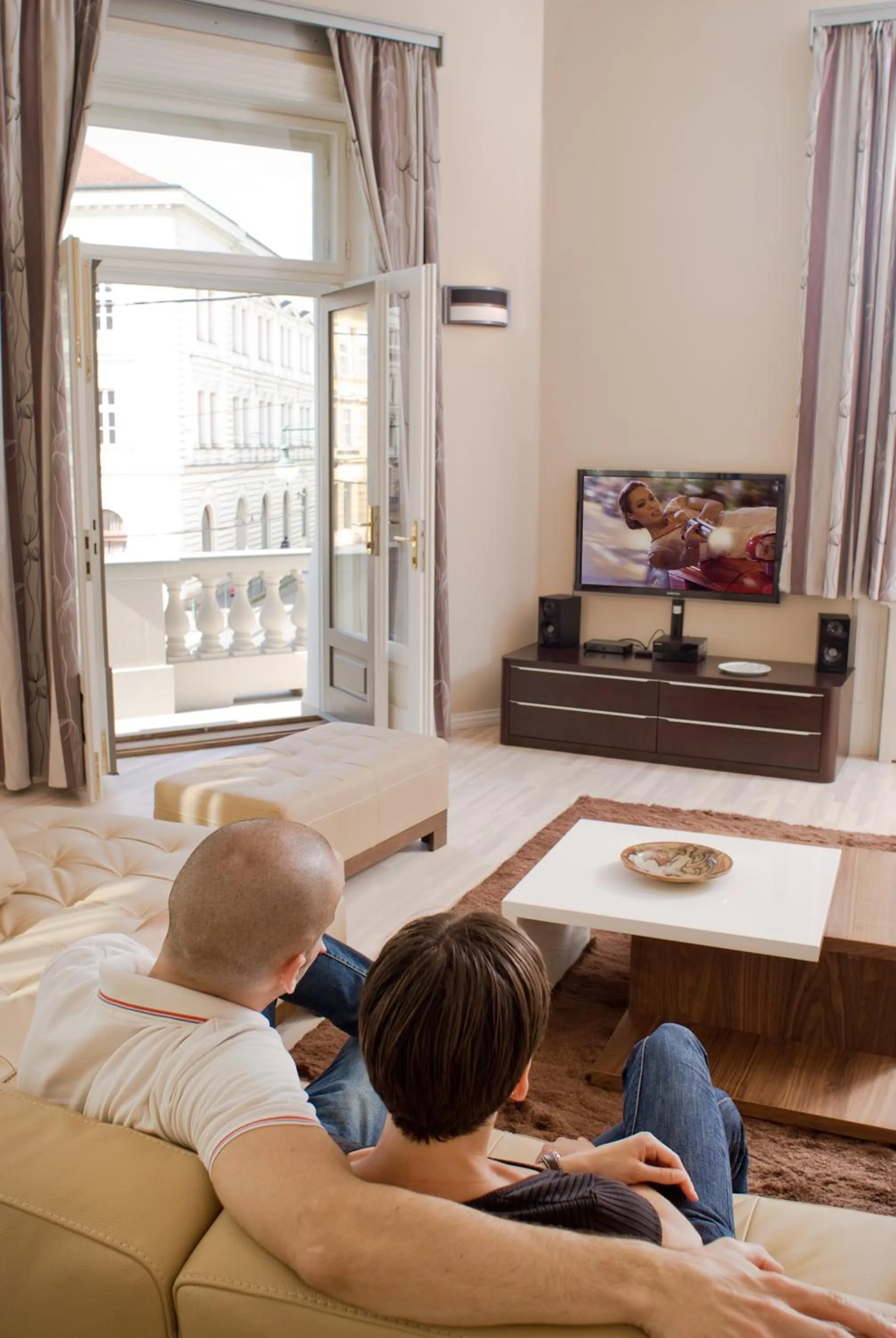 People in Soleil Apartman Szeged