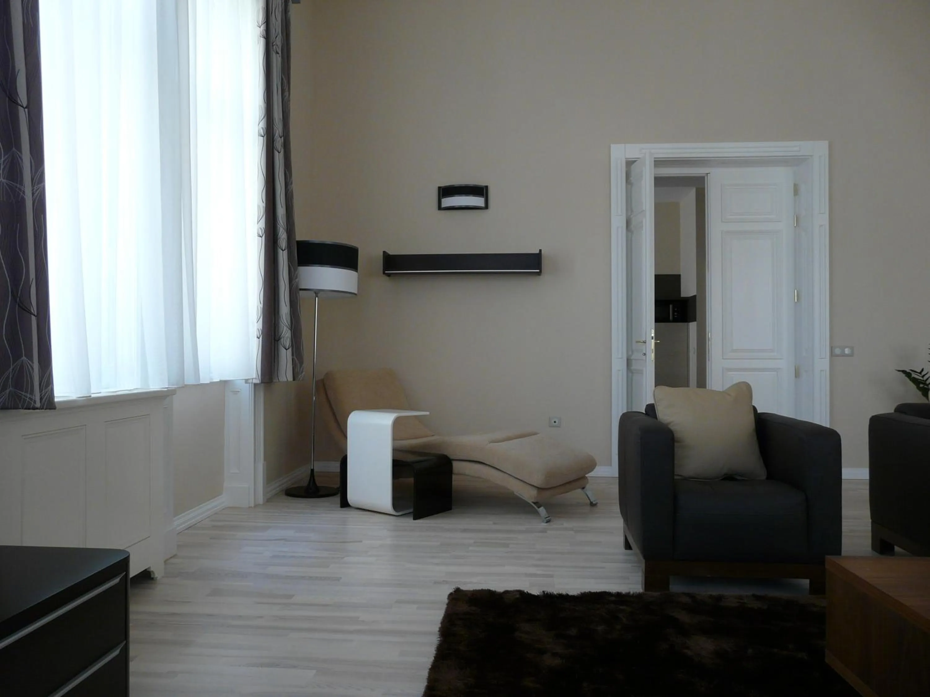 Seating area in Soleil Apartman Szeged