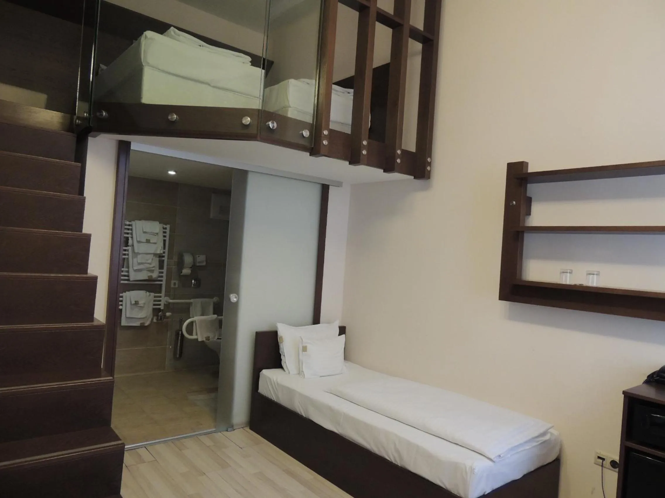 Bed in Soleil Apartman Szeged