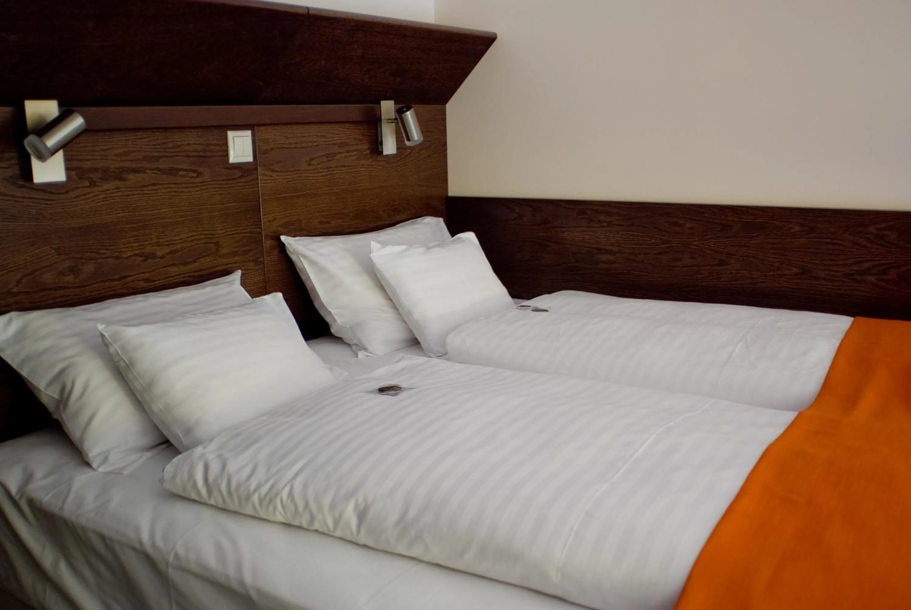 Bed in Soleil Apartman Szeged