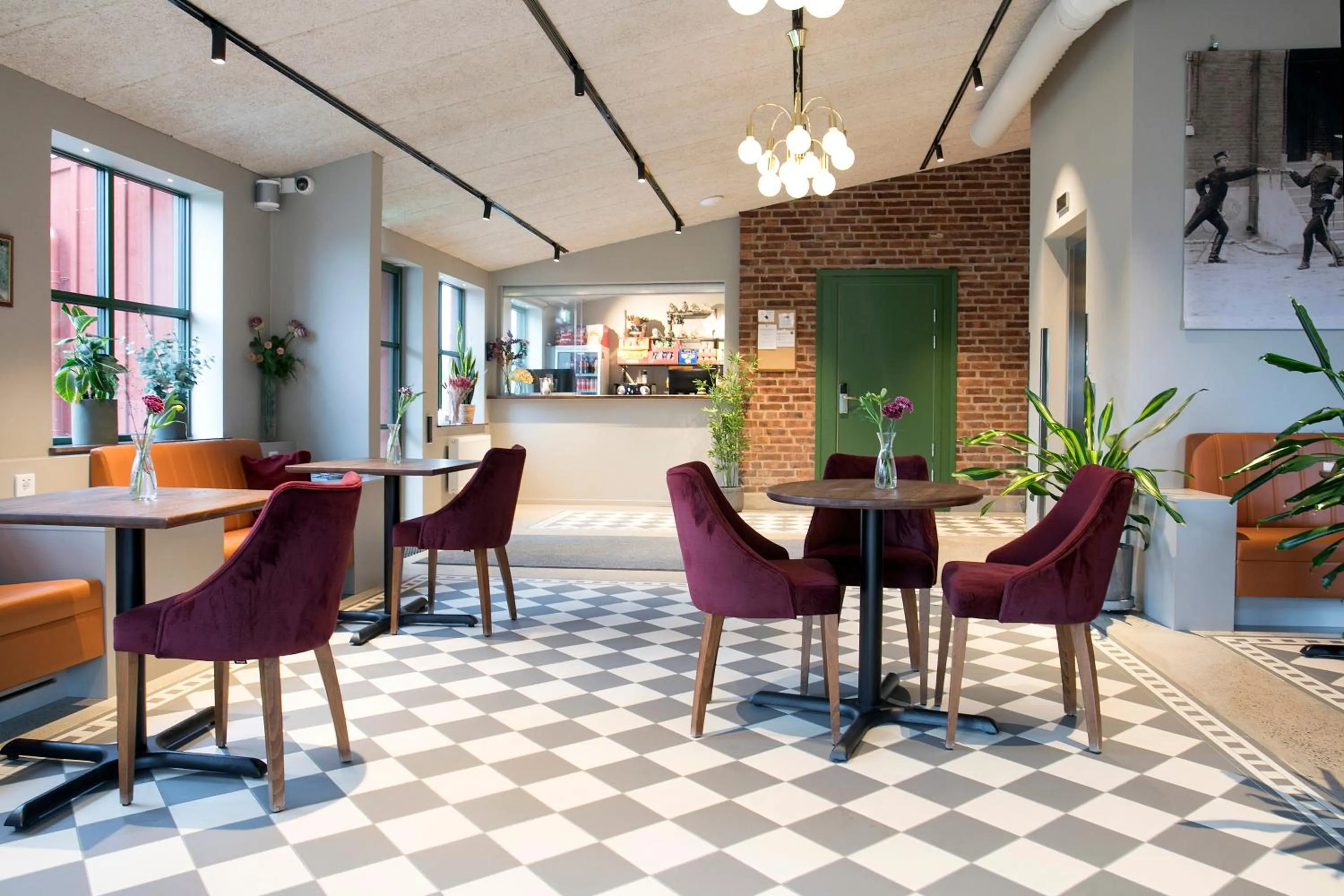 Lobby or reception in Kvibergs Vandrarhem - Hostel