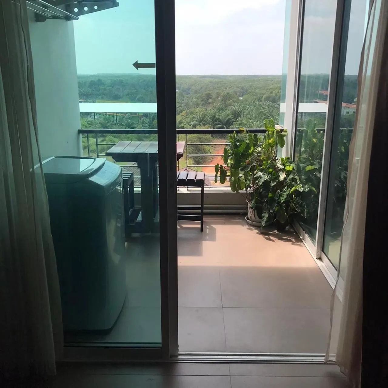 Quiet street view in The Ozone Krabi Condotel