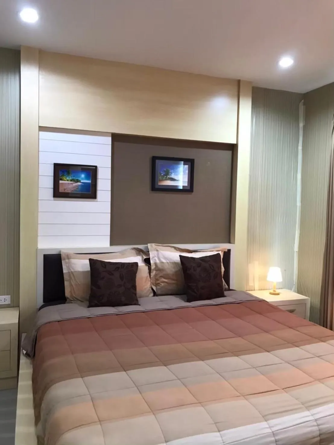 Bed in The Ozone Krabi Condotel