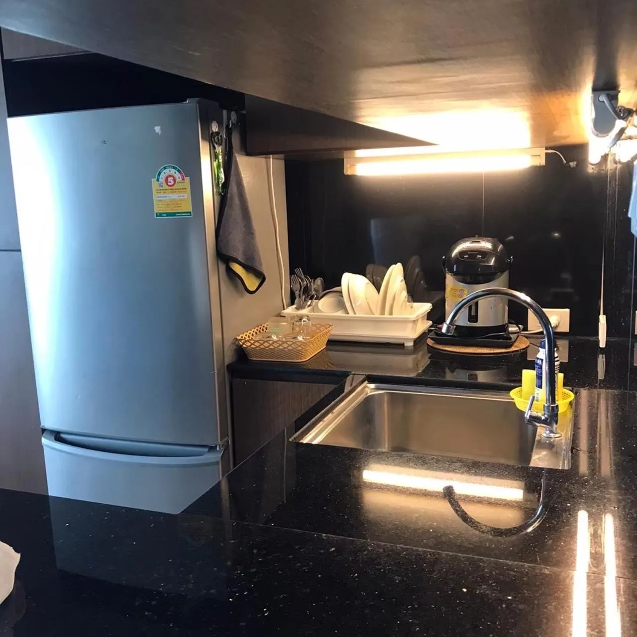 Kitchen or kitchenette in The Ozone Krabi Condotel