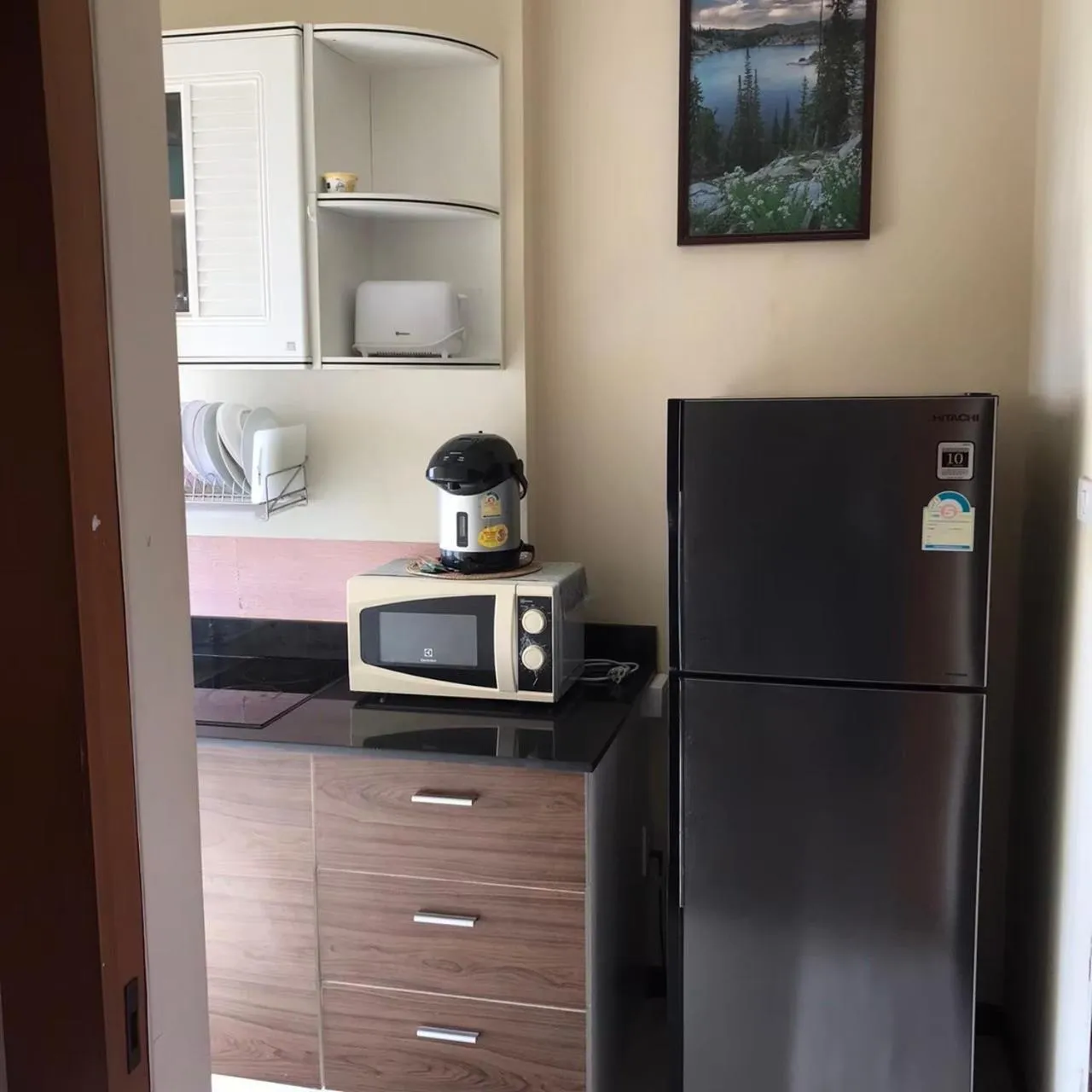 Kitchen or kitchenette in The Ozone Krabi Condotel