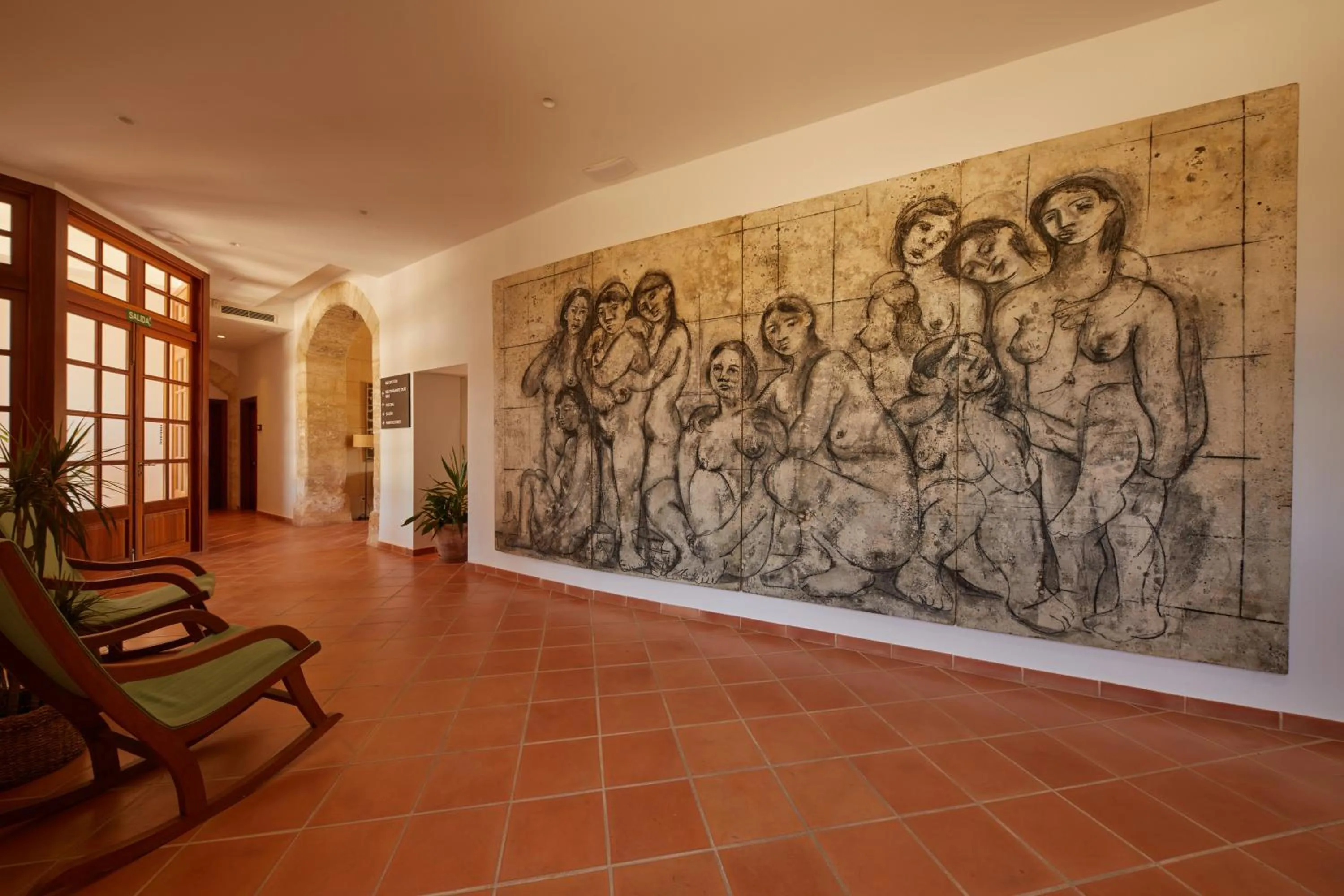 Decorative detail in Hotel Rural Es Riquers