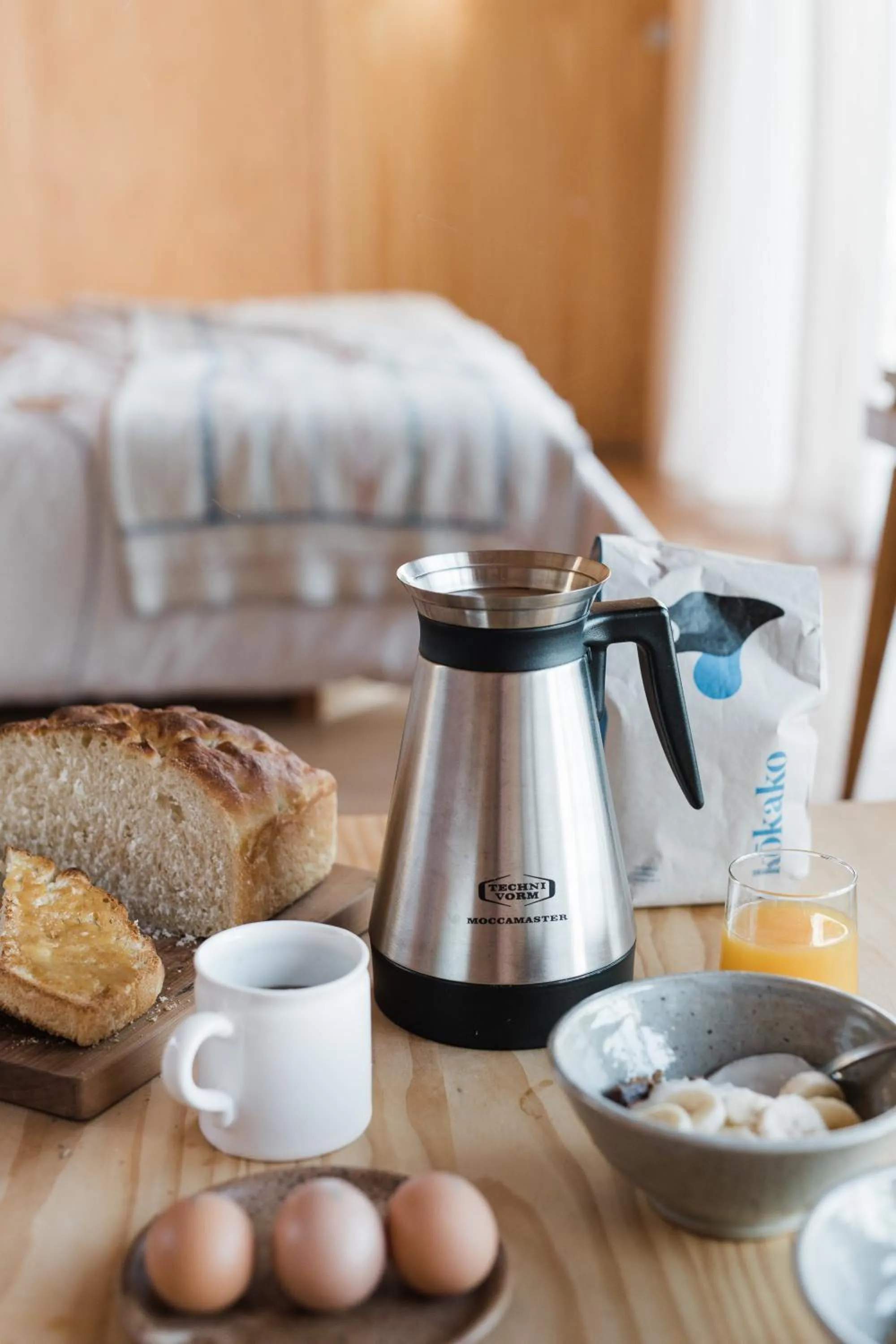 Breakfast in The Huts