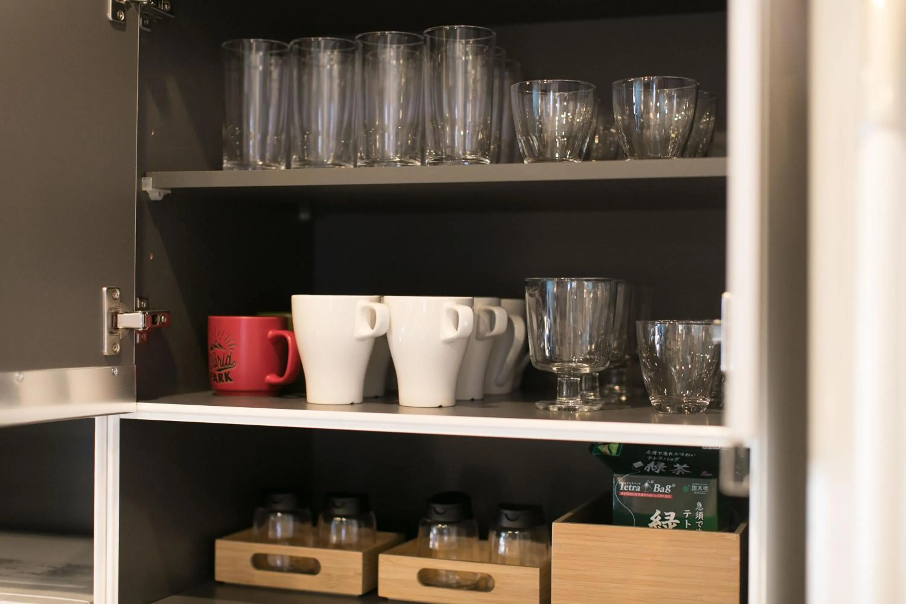 Kitchen or kitchenette in hostel DEN