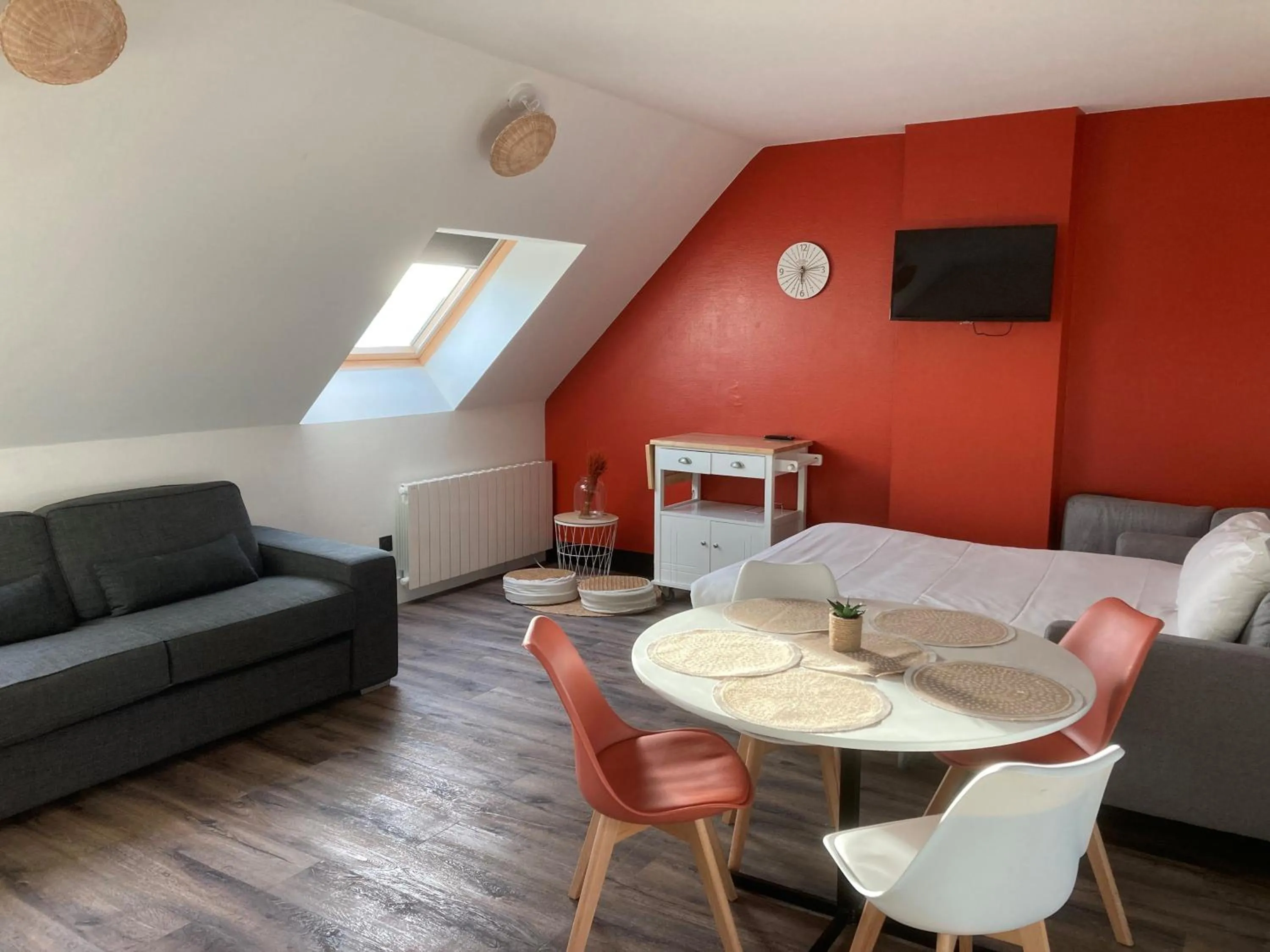 Living room in Brit Hotel Saint-Nazaire Centre