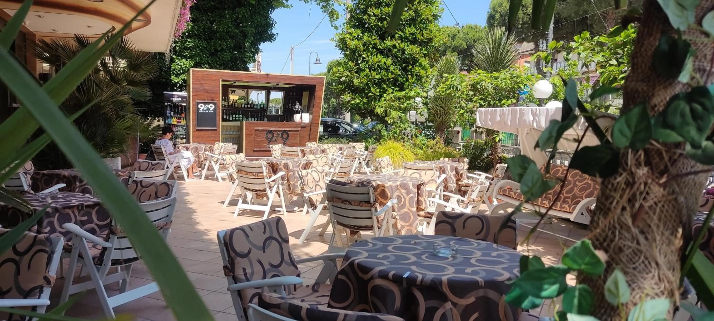 Garden view in Hotel Adele