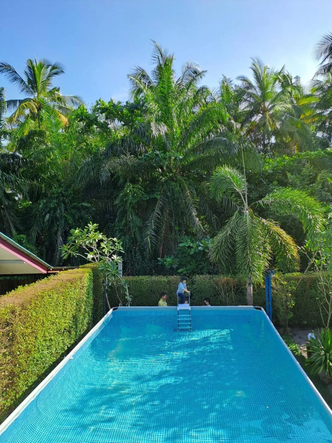 Swimming pool in Amantra homestay & village