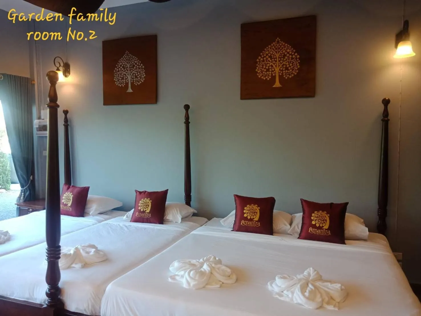 Bed in Amantra homestay & village