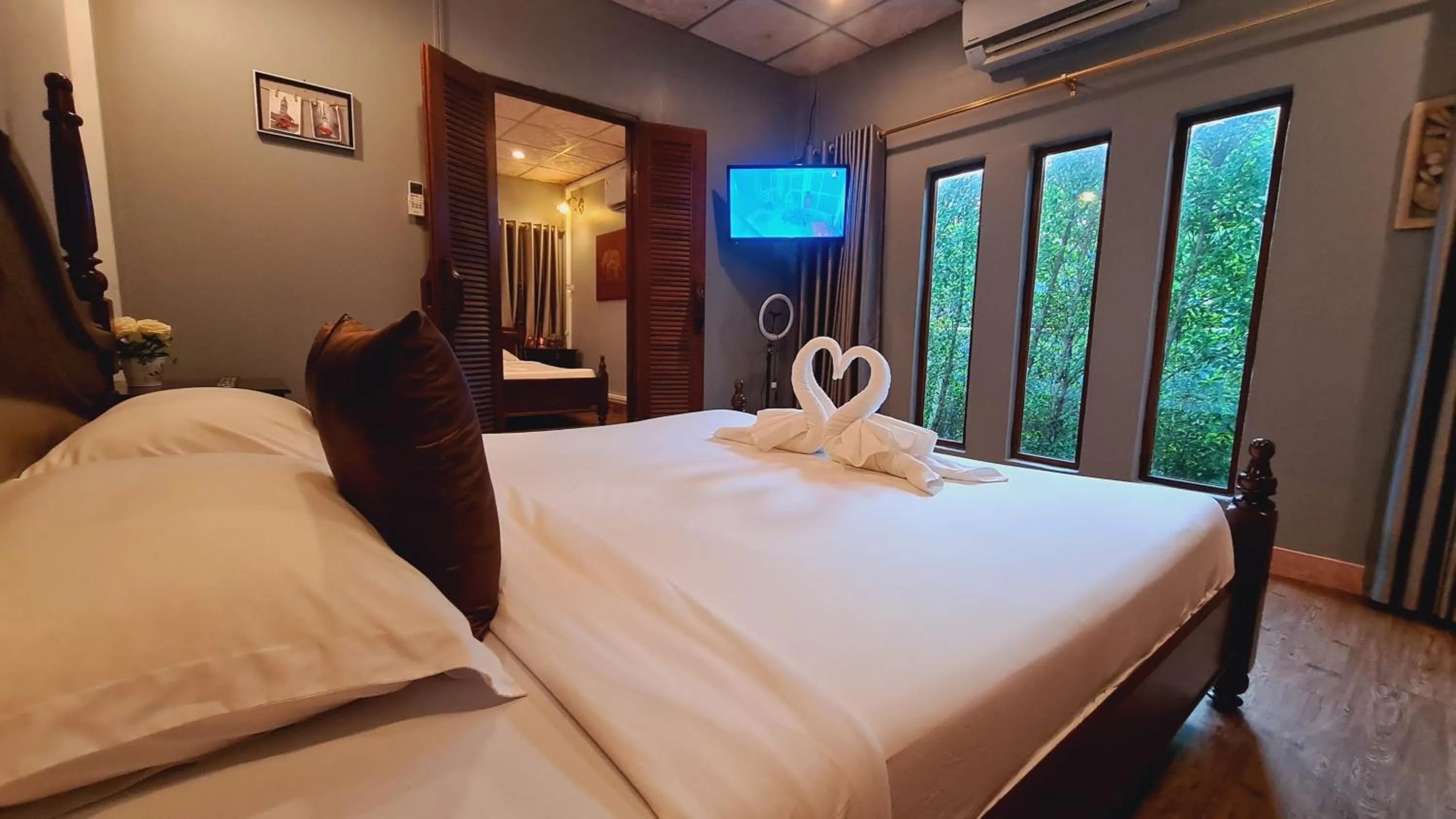 Bed in Amantra homestay & village