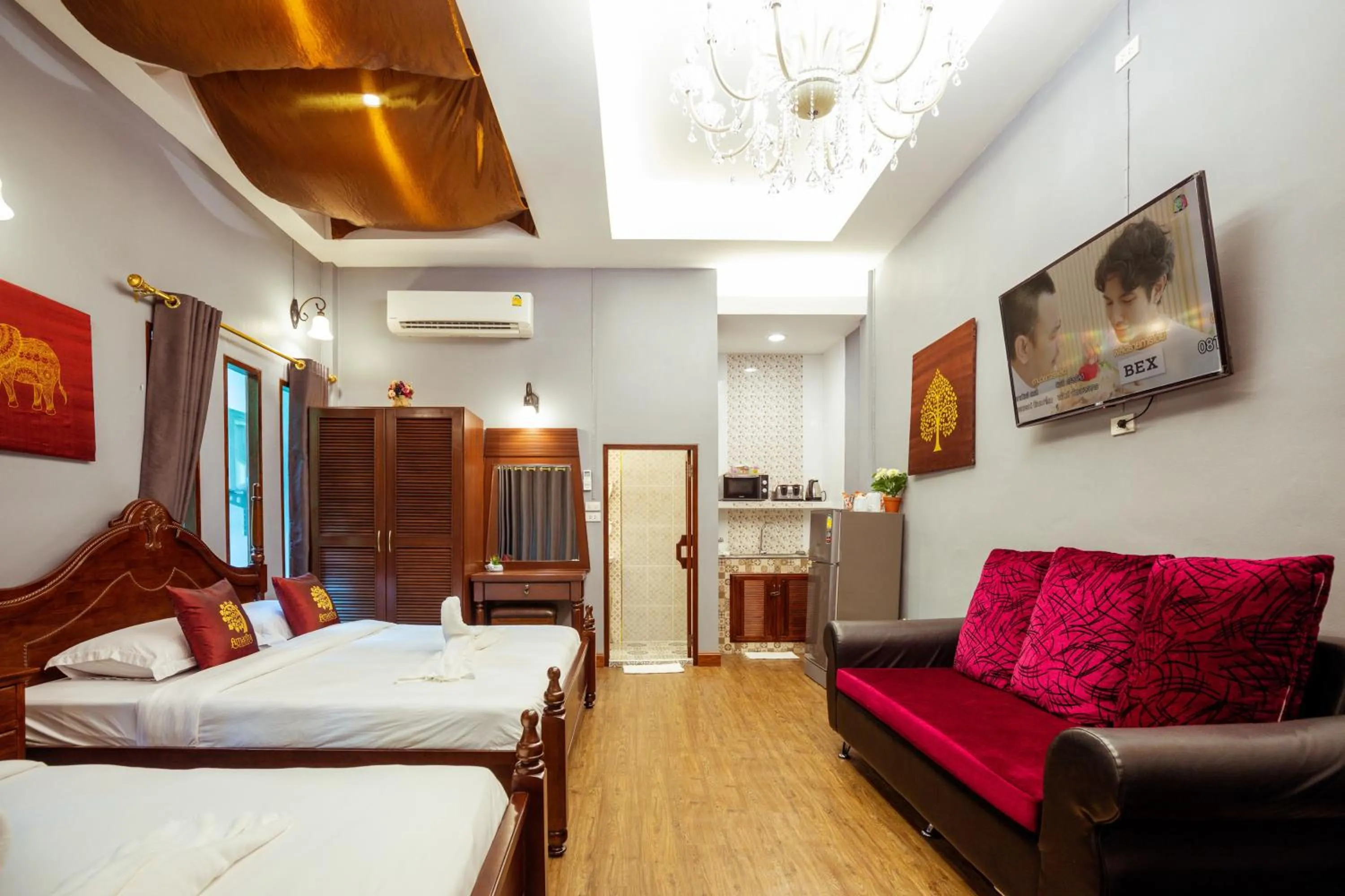 Bed in Amantra homestay & village