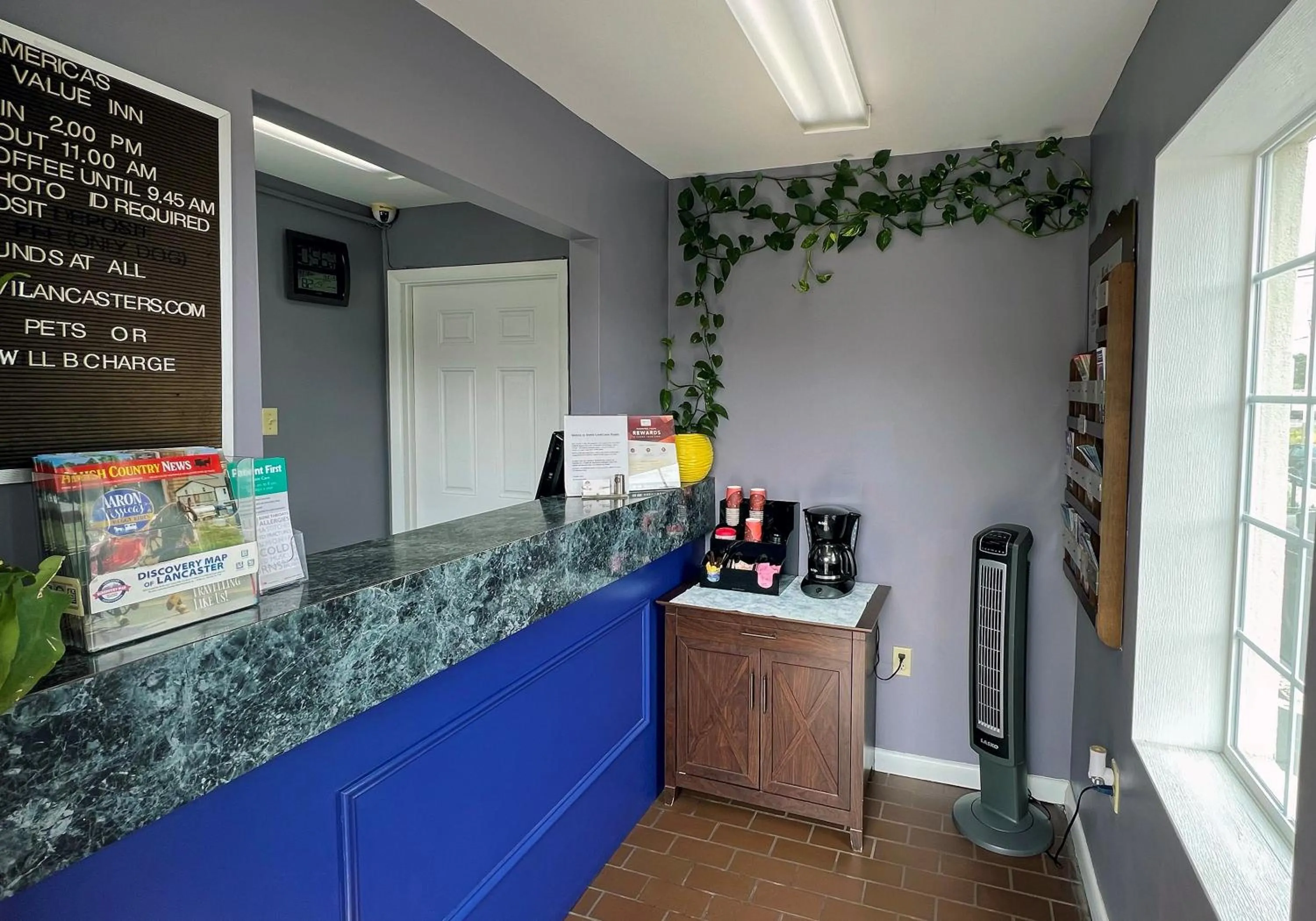 Lobby or reception in America's Best Value Inn Lancaster
