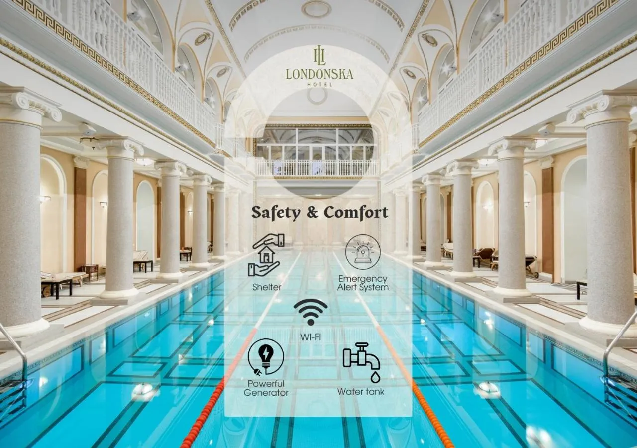 Swimming pool in Londonska SPA Hotel