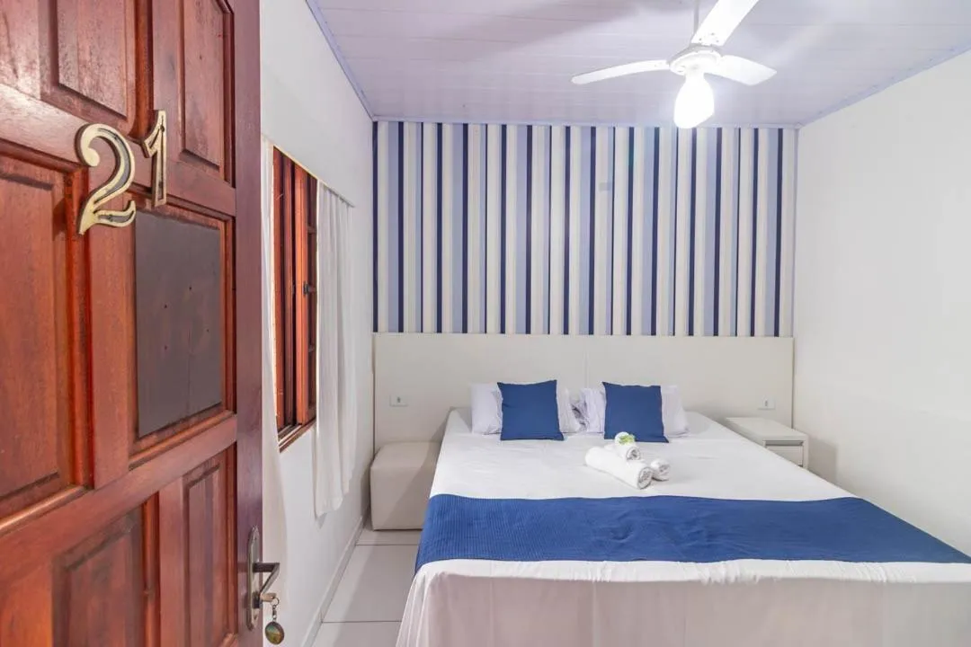 Bed in Pousada Mar Azul