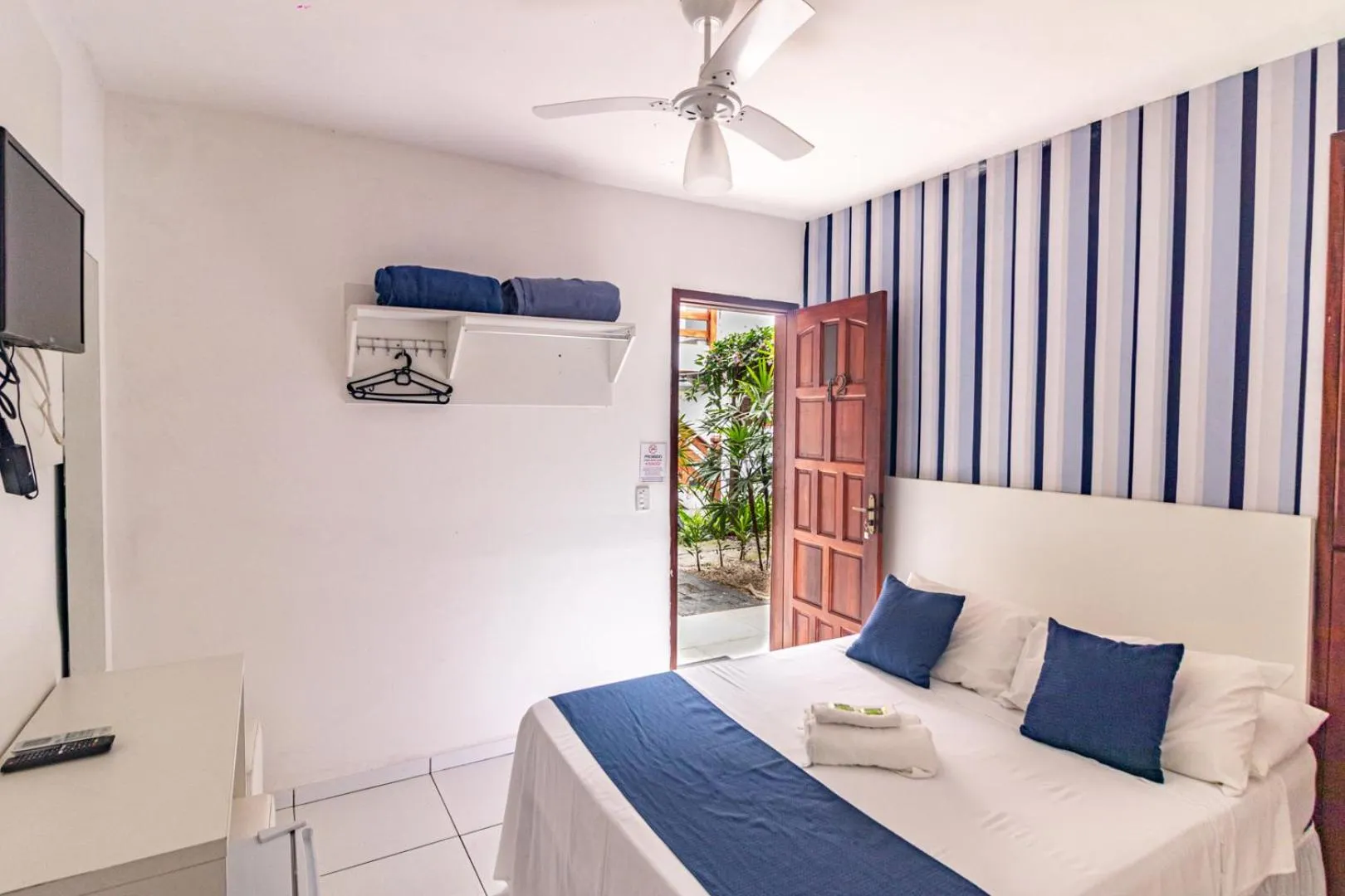 Bed in Pousada Mar Azul