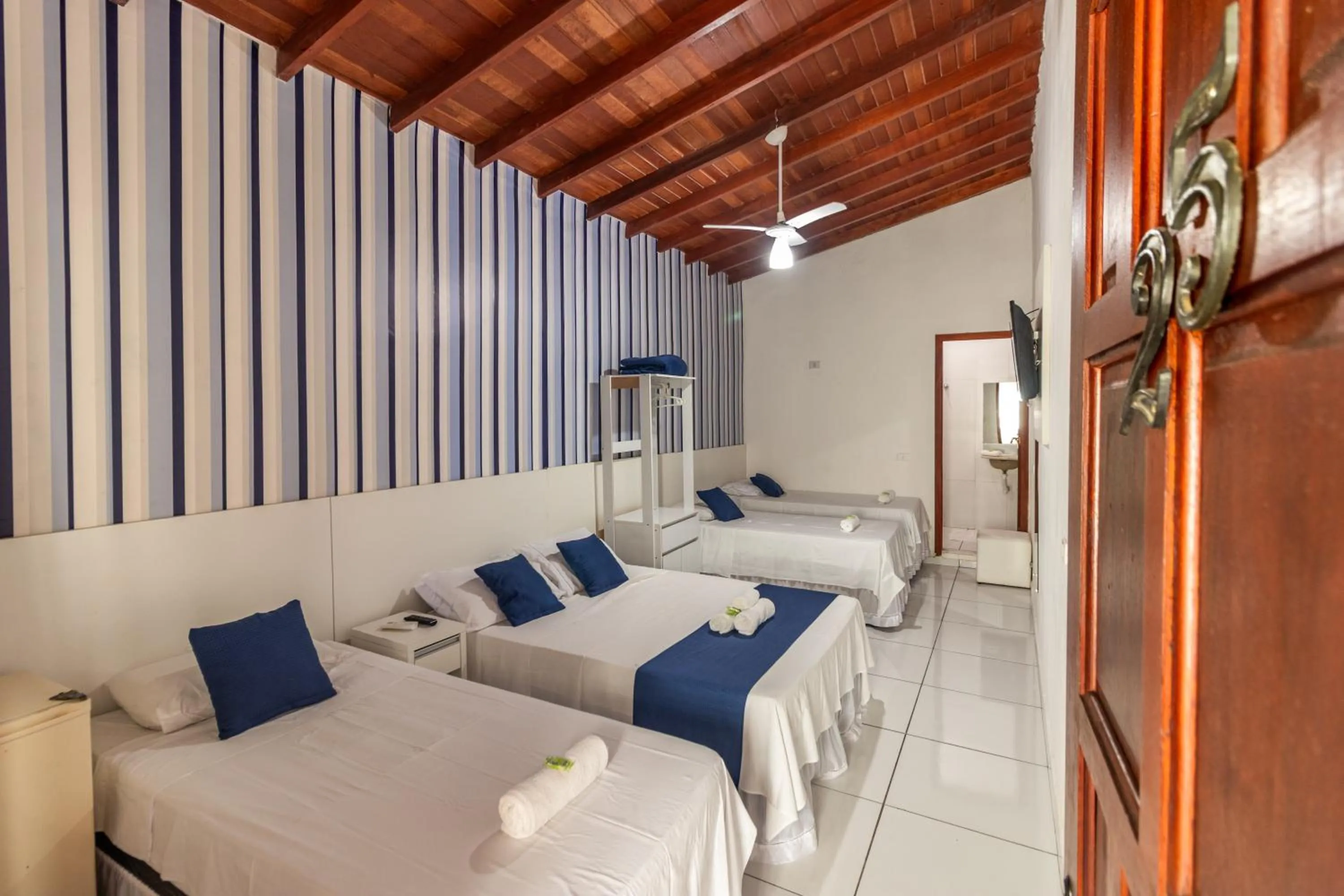 Bed in Pousada Mar Azul