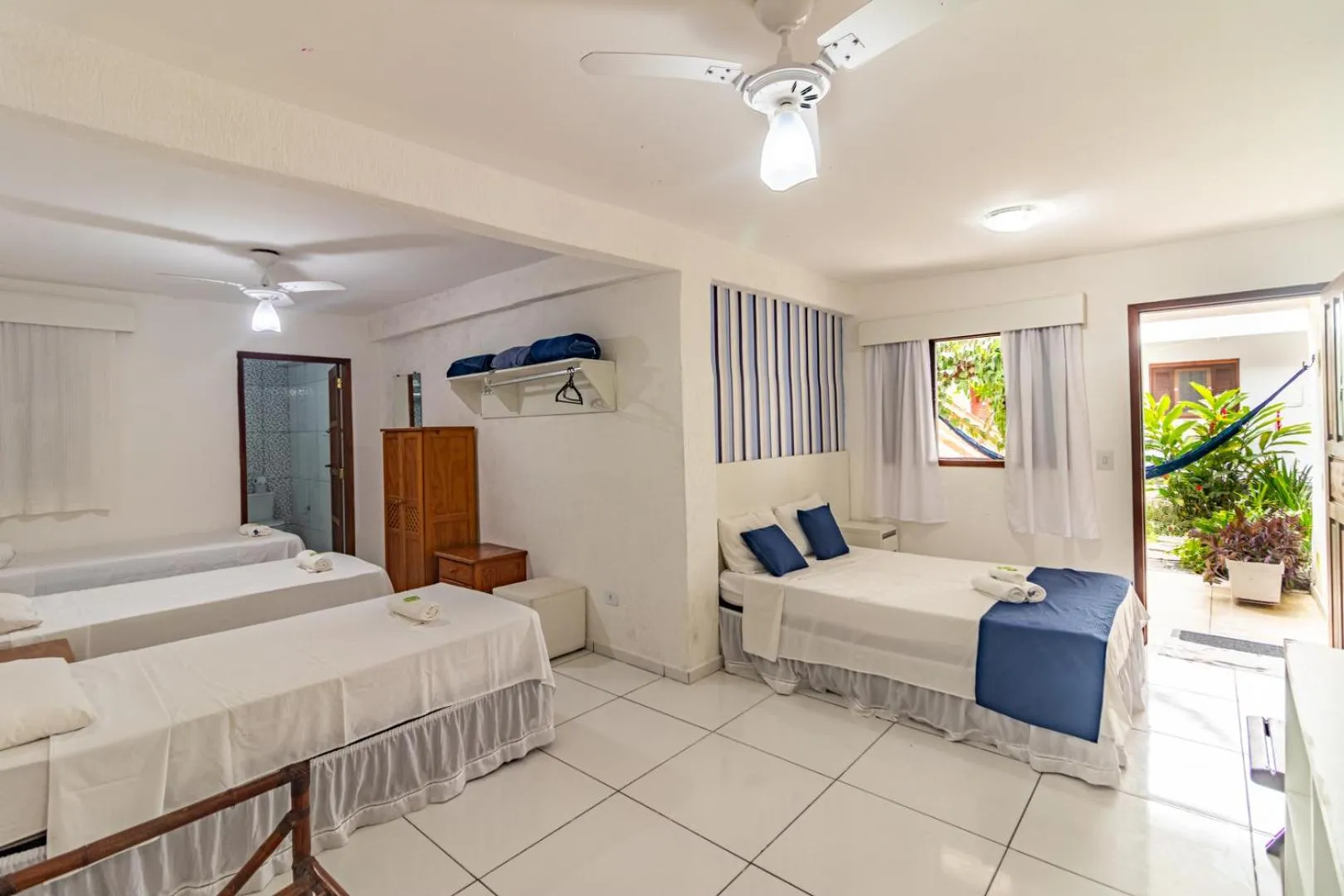 Bed in Pousada Mar Azul