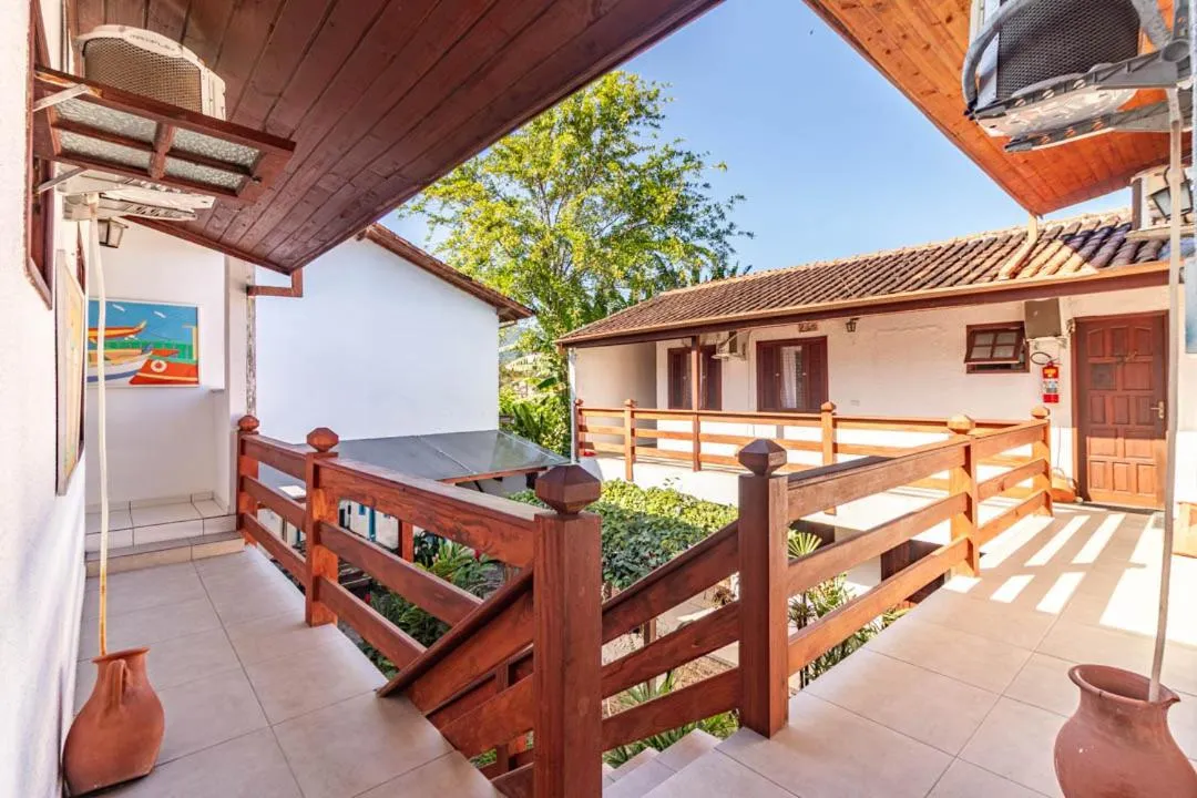 Inner courtyard view in Pousada Mar Azul
