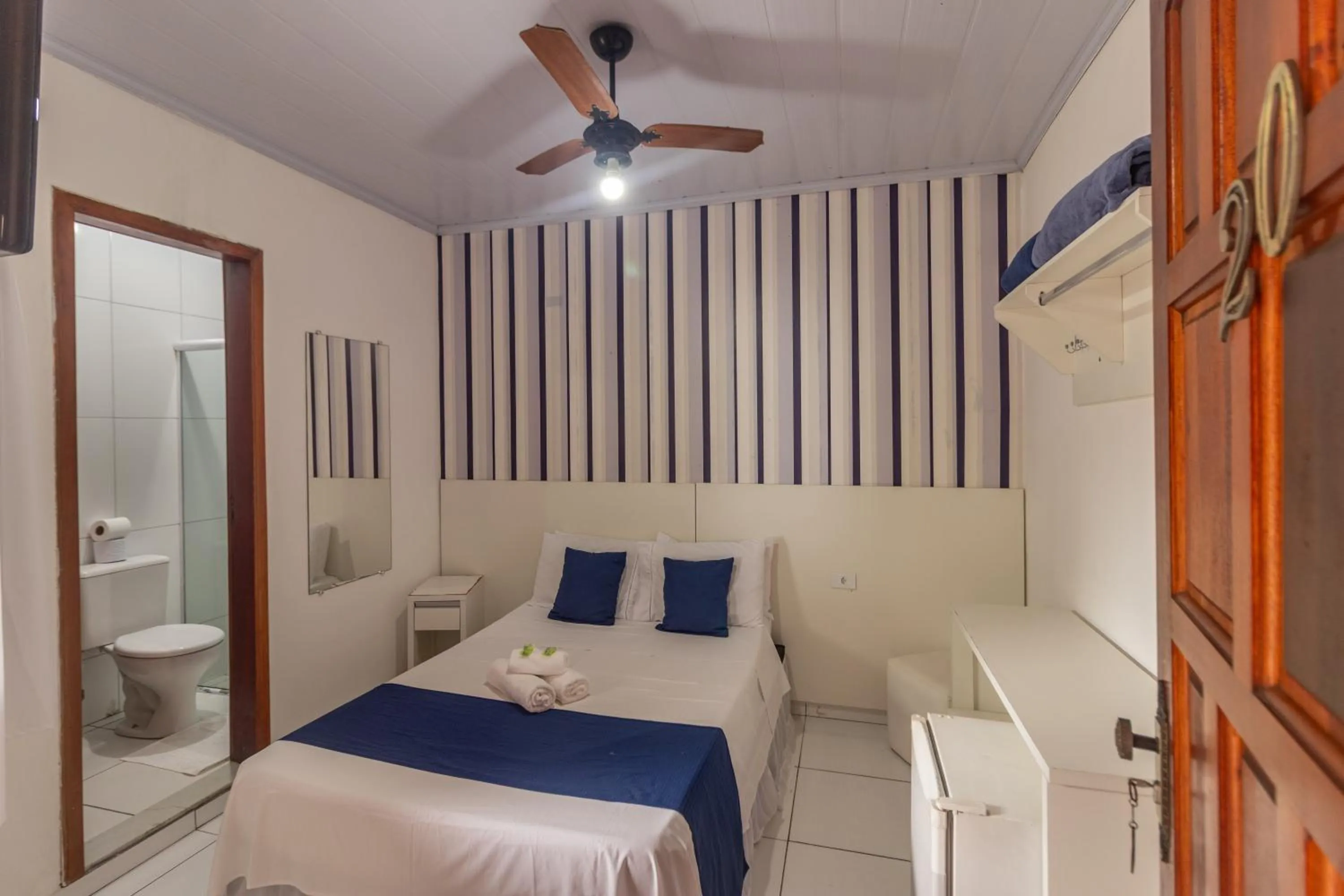 Bed in Pousada Mar Azul