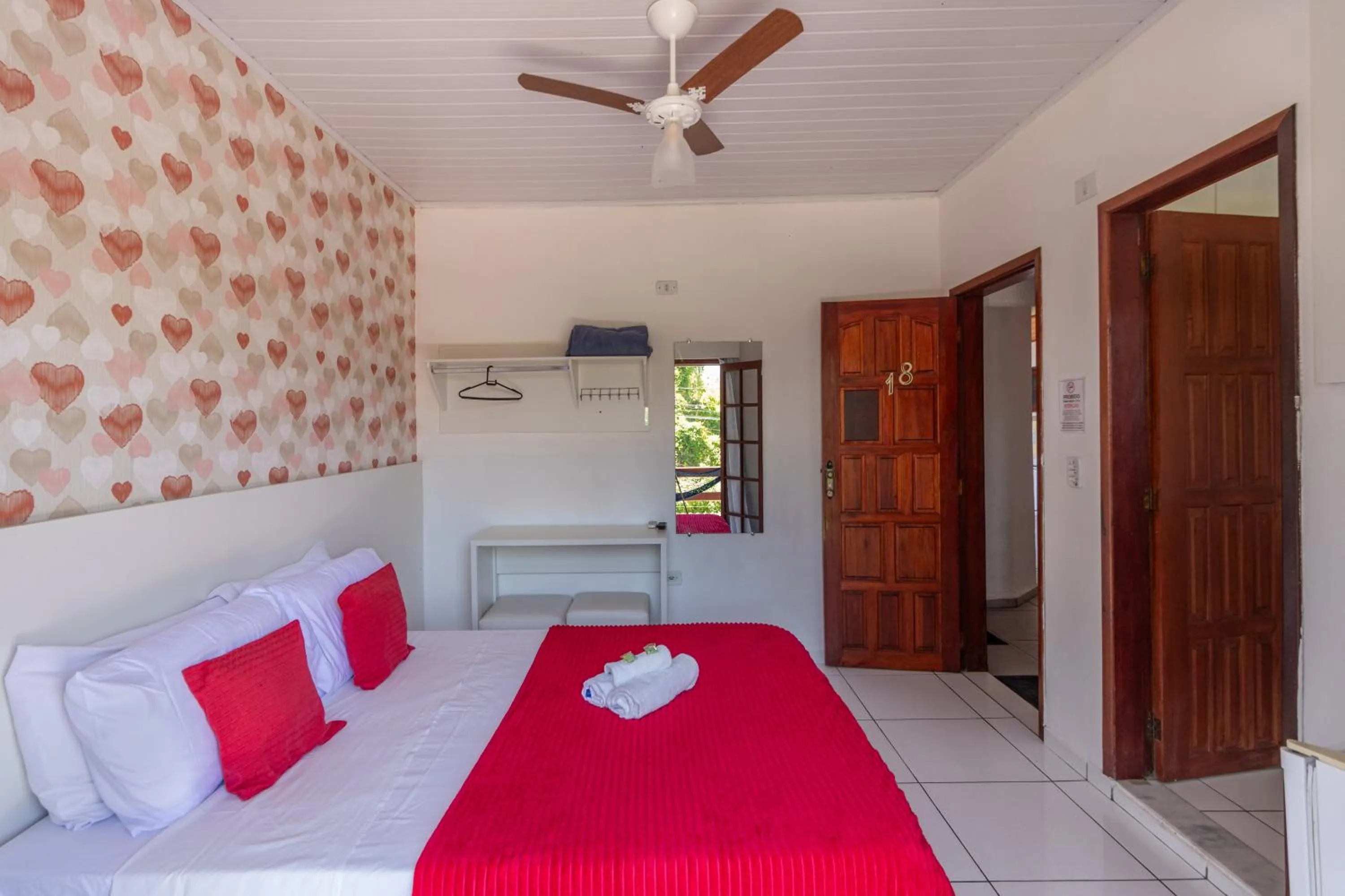 Bed in Pousada Mar Azul