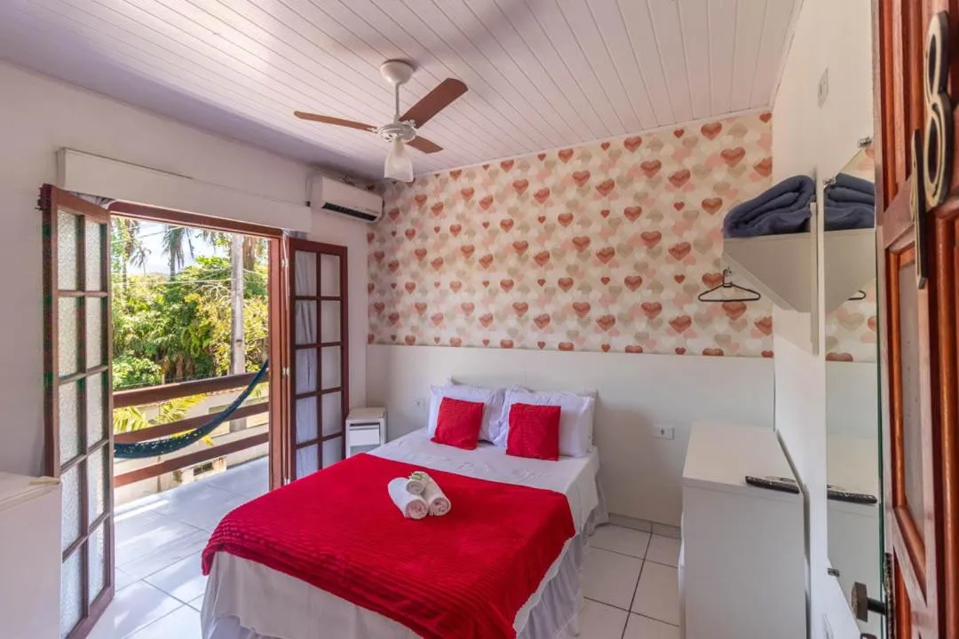 Bed in Pousada Mar Azul