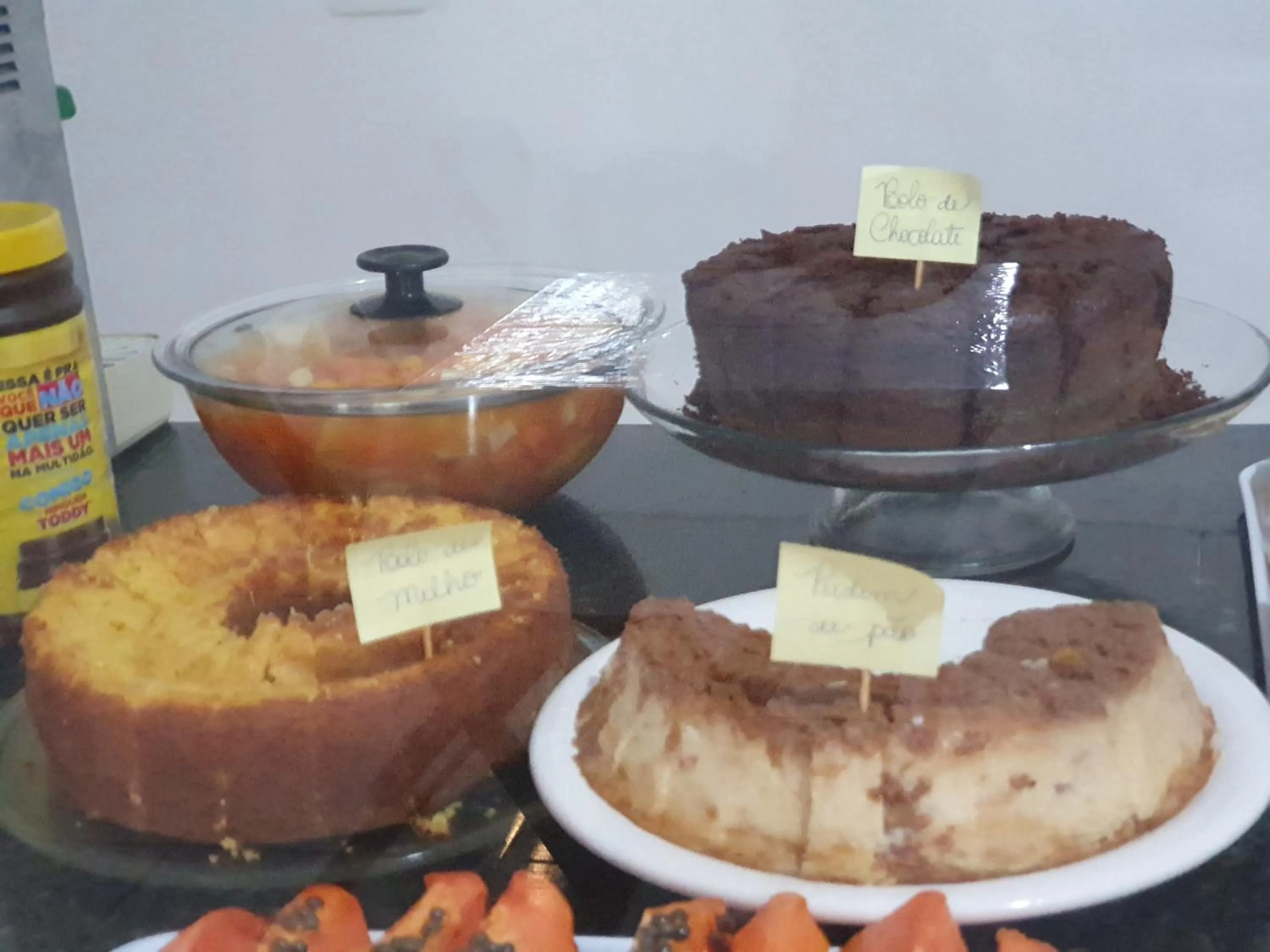 Buffet breakfast in Pousada Mar Azul