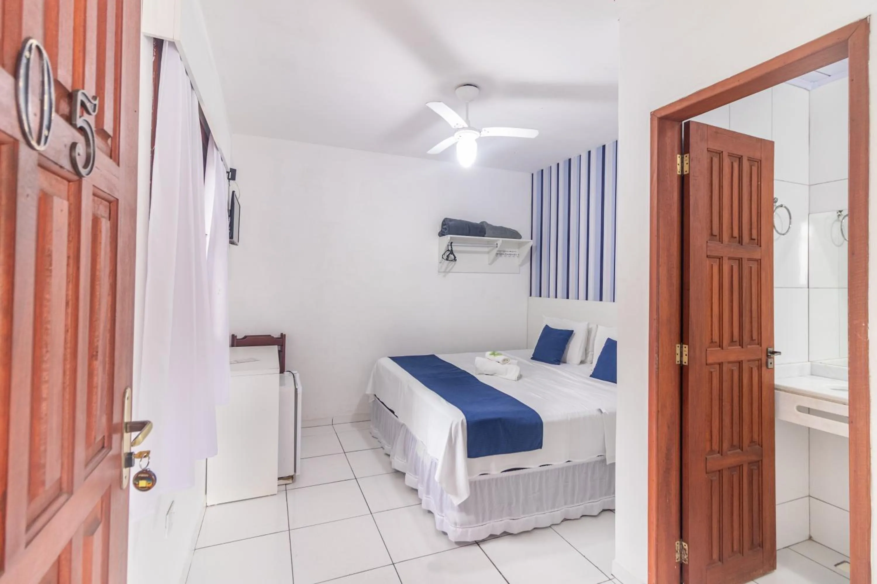 Bed in Pousada Mar Azul