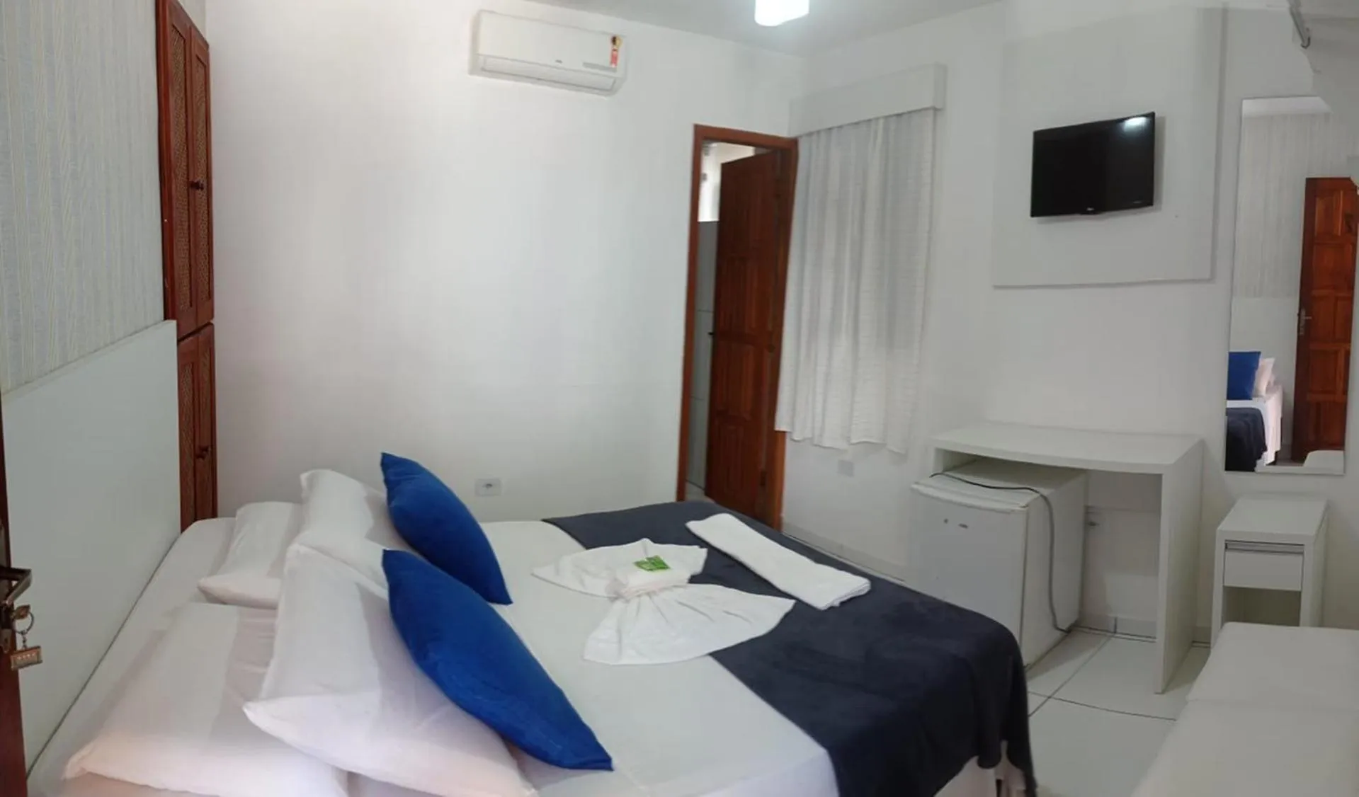 Bed in Pousada Mar Azul