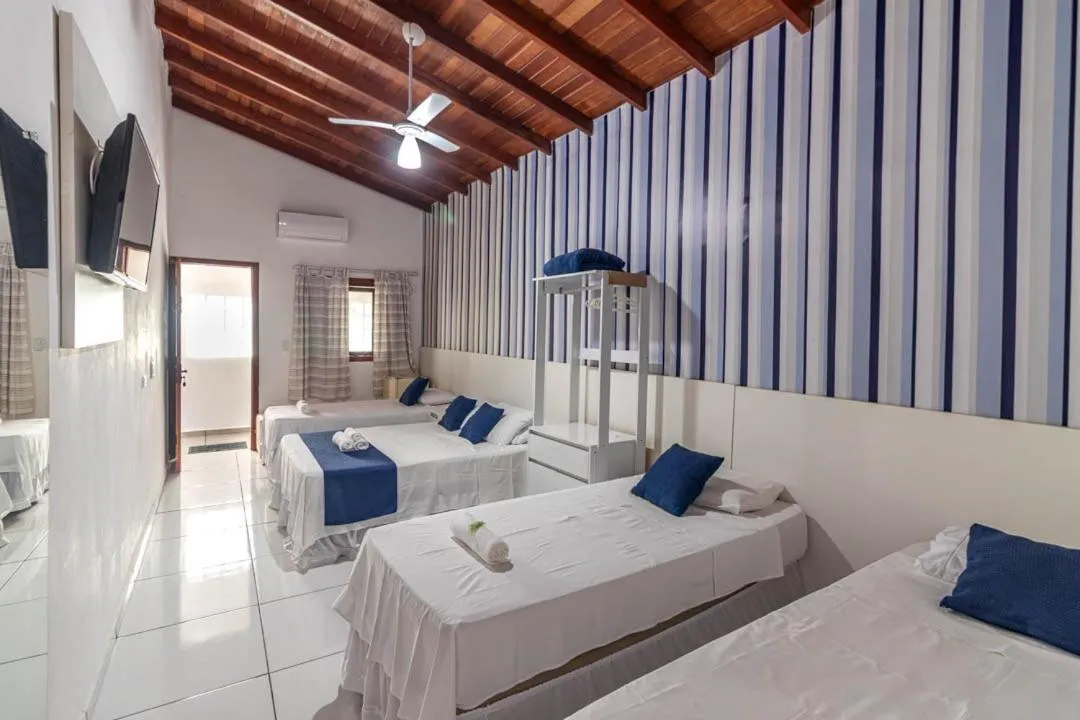 Bed in Pousada Mar Azul