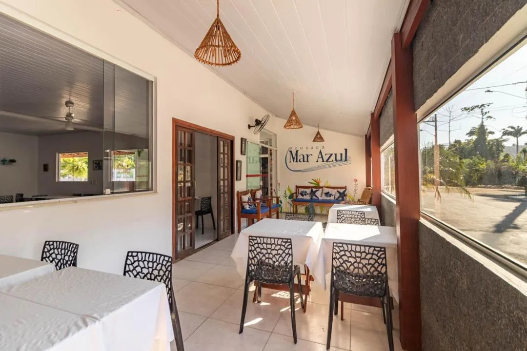 Buffet breakfast in Pousada Mar Azul