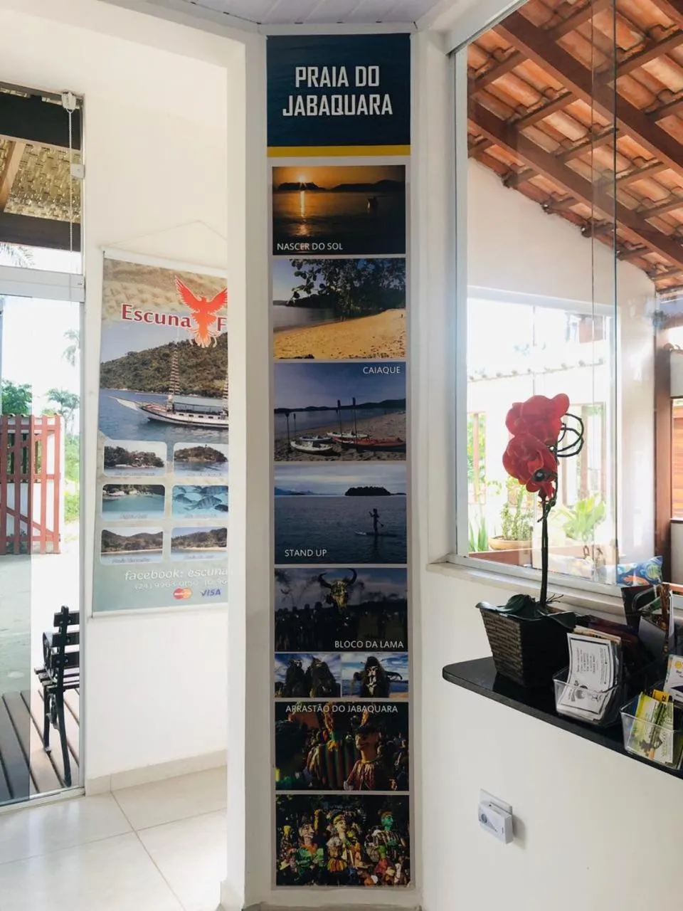 Lobby or reception in Pousada Mar Azul