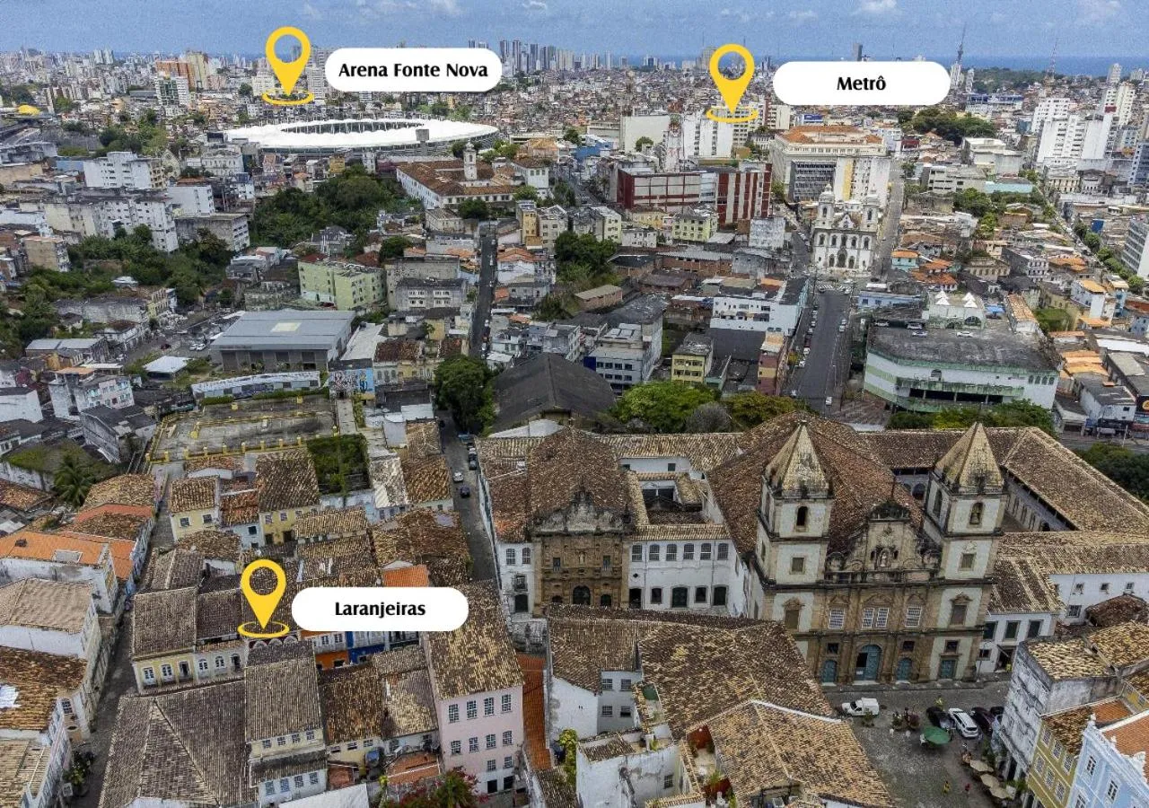 Bird's eye view in Laranjeiras Hostel