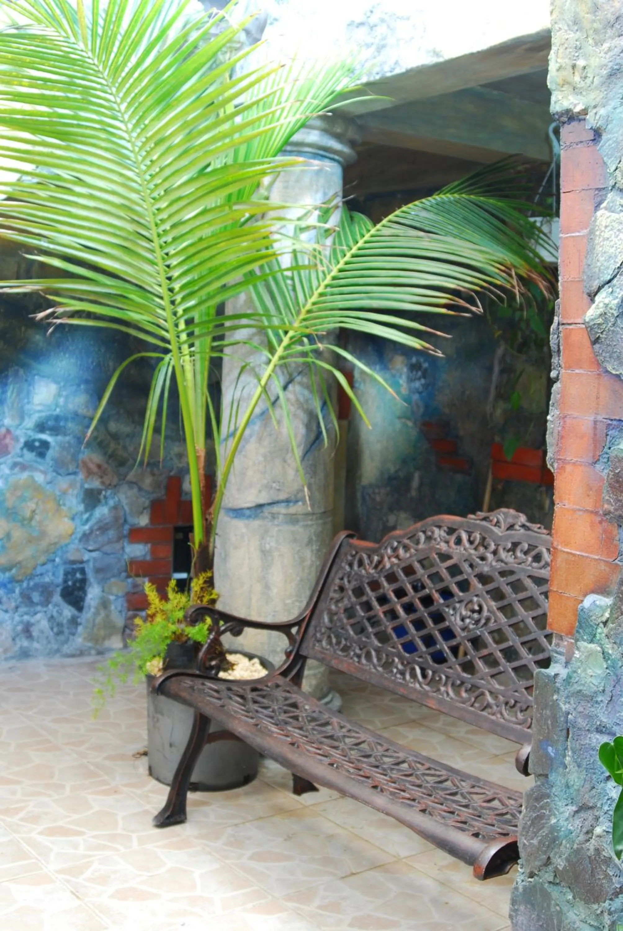 Patio in Hotel Luis V Santo Domingo