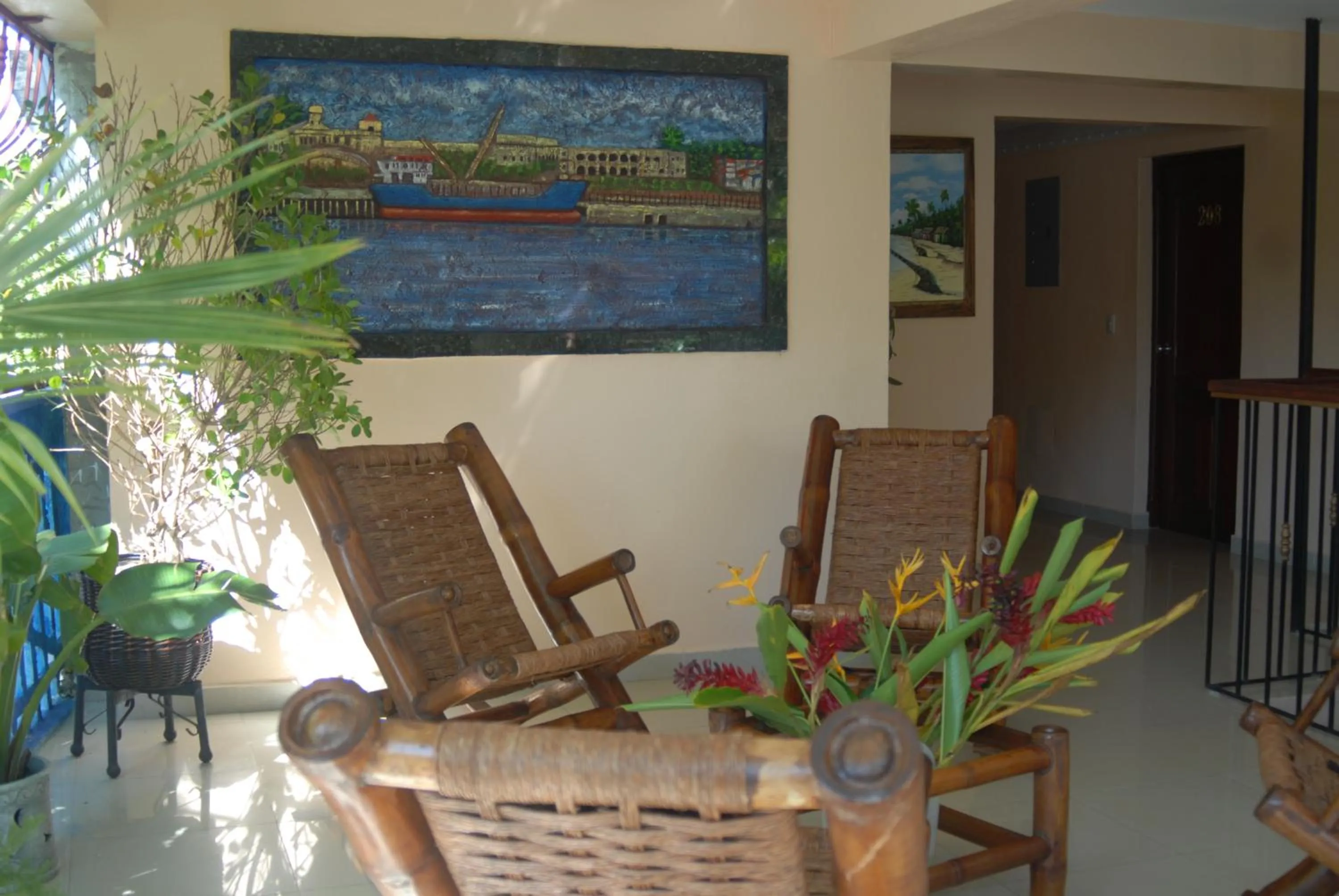 Balcony/Terrace in Hotel Luis V Santo Domingo