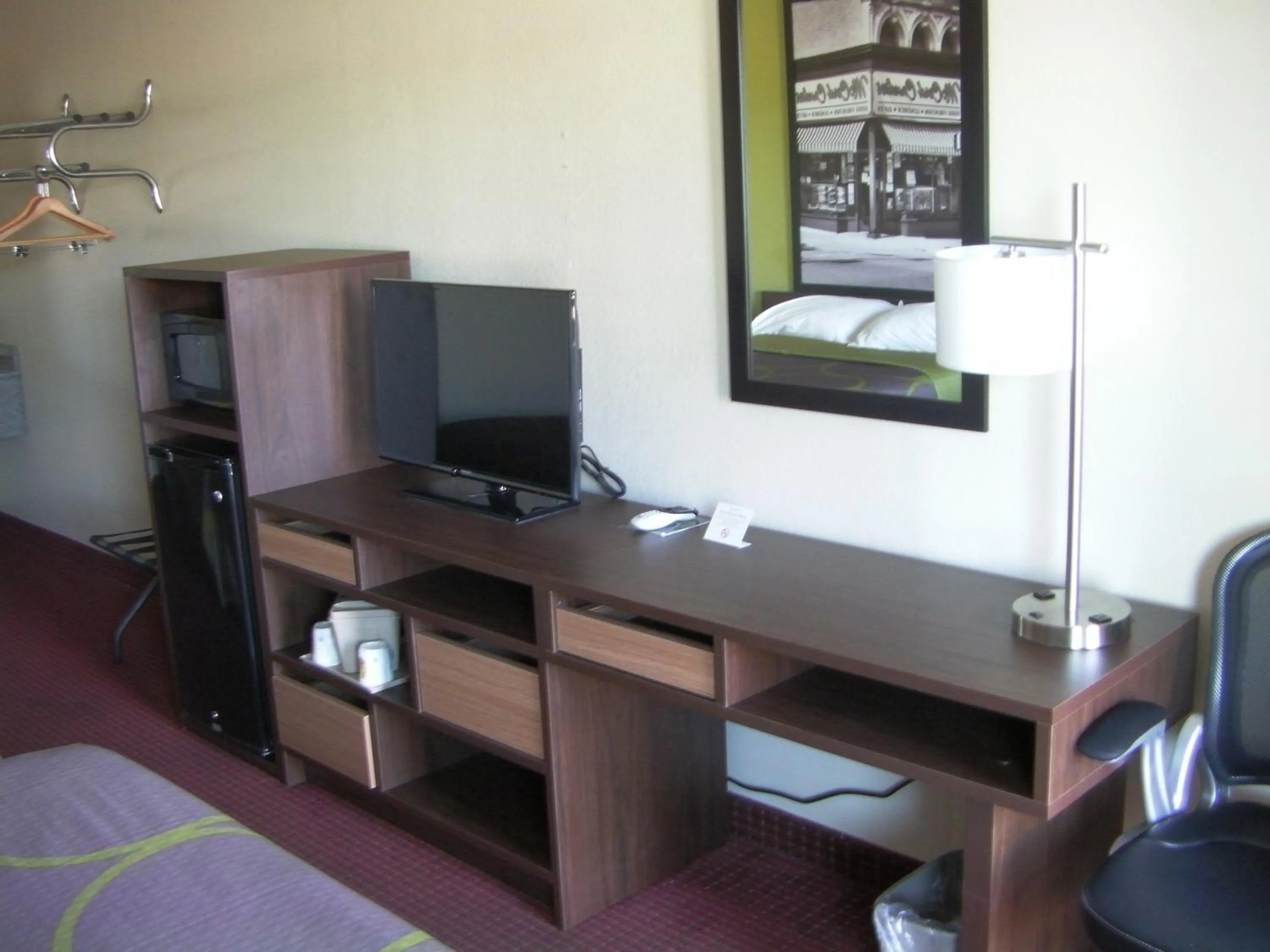 Bedroom in Super 8 by Wyndham Lafayette