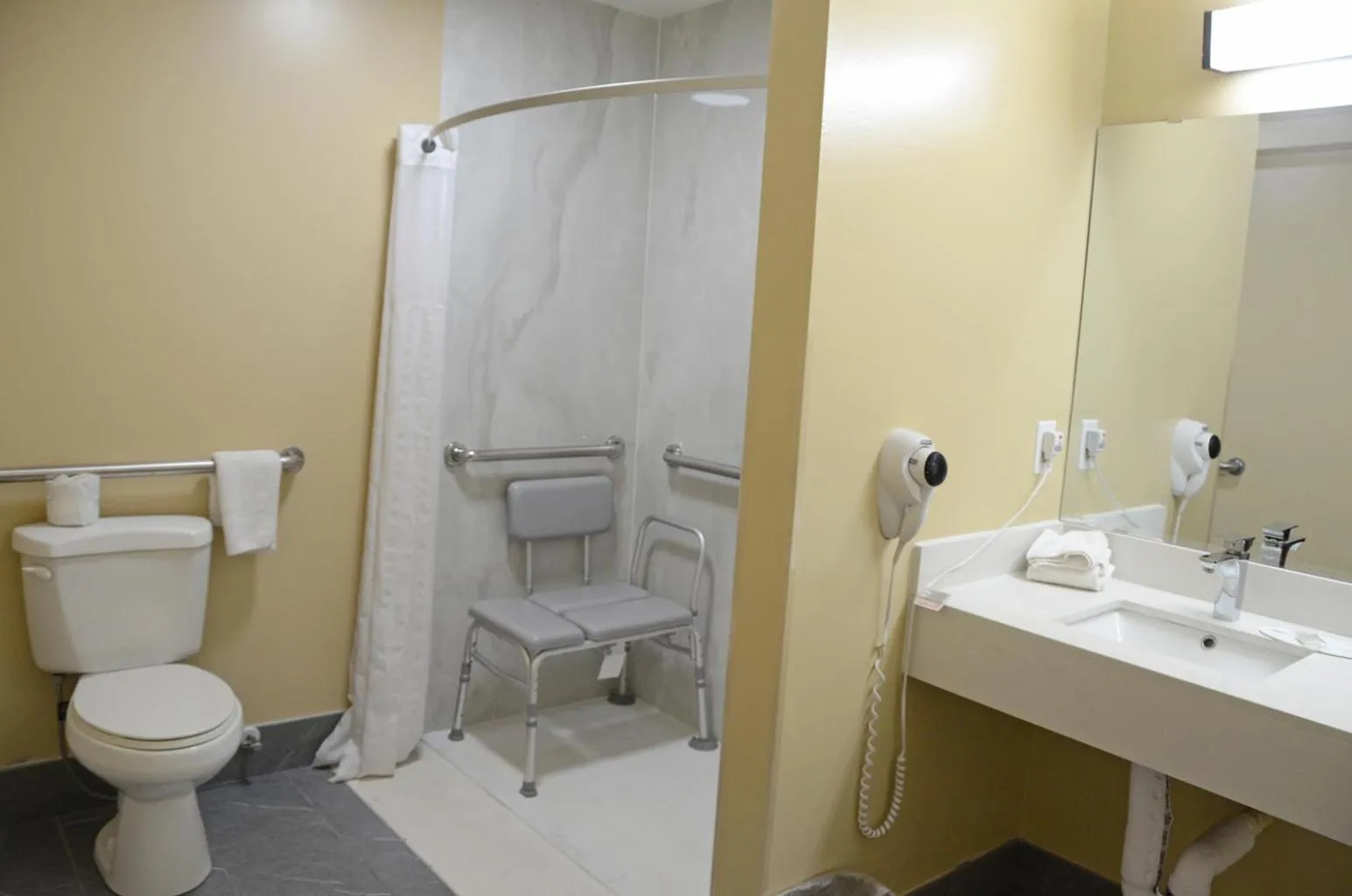 Bathroom in Super 8 by Wyndham Lafayette