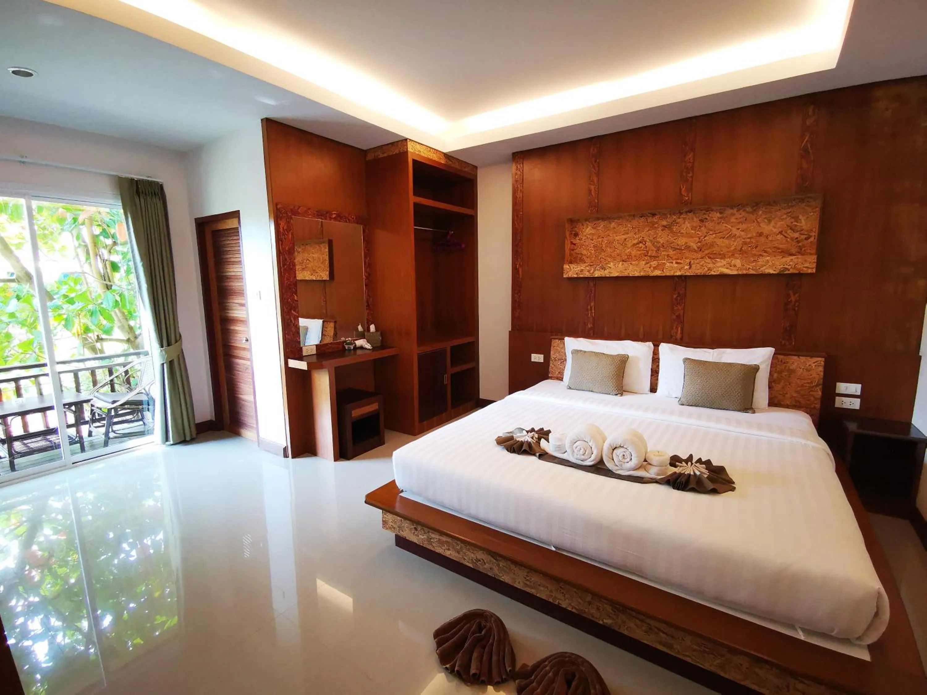 Bed in The Peace Tara House