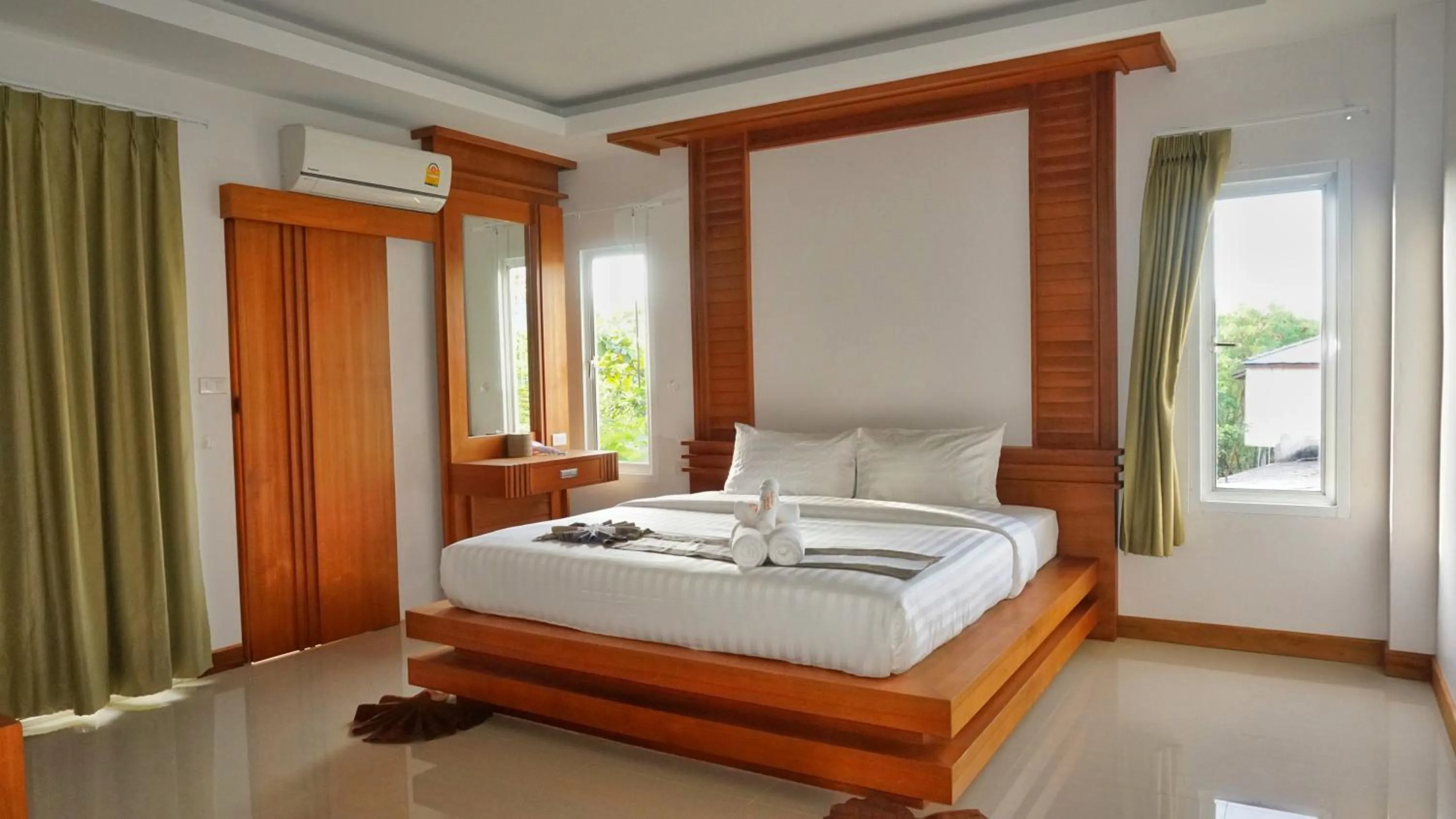 Bed in The Peace Tara House